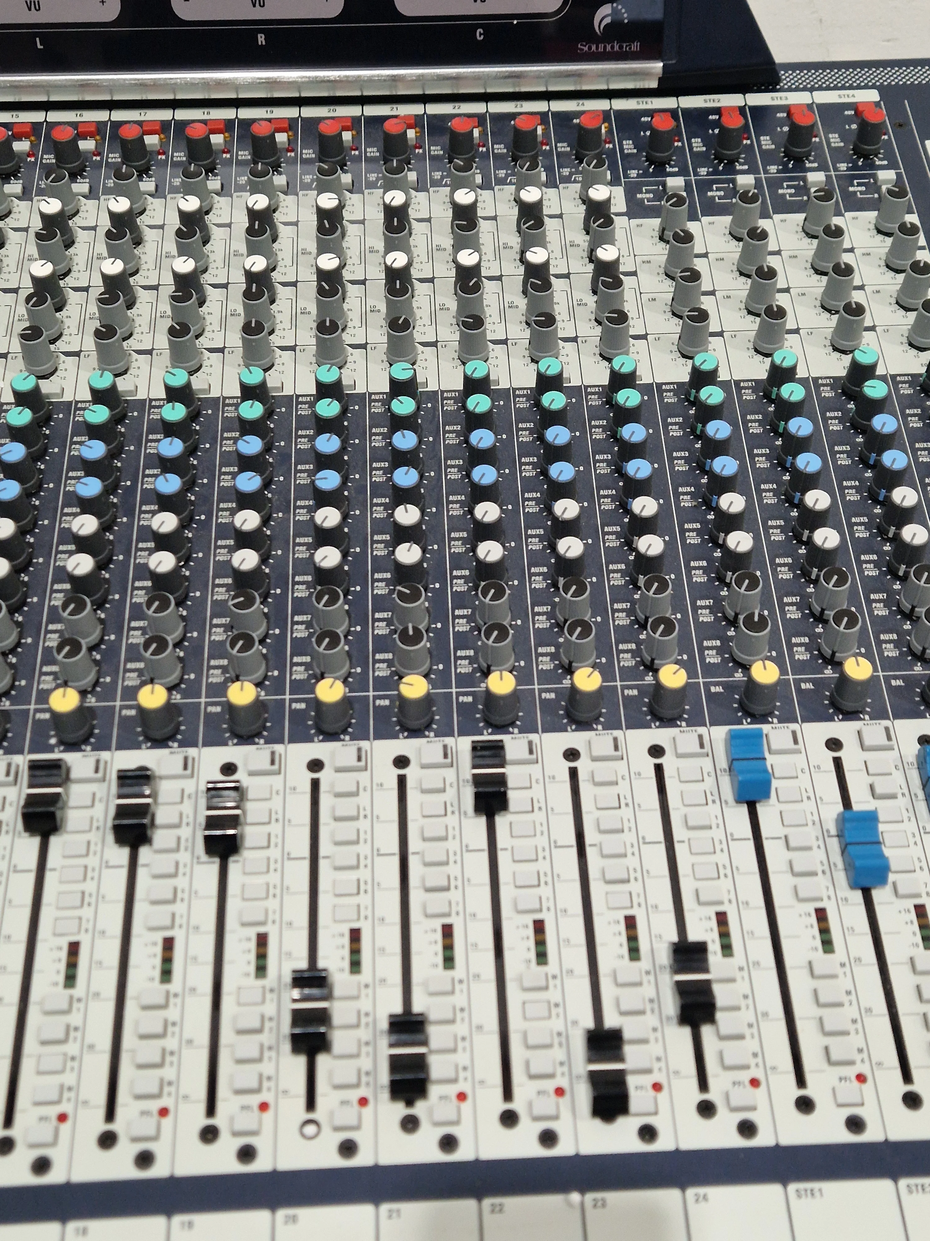 Soundcraft GB8 24 Channel Mixer - Live Sound Console - Very Good w/ Power Supply & Cover - Image 22