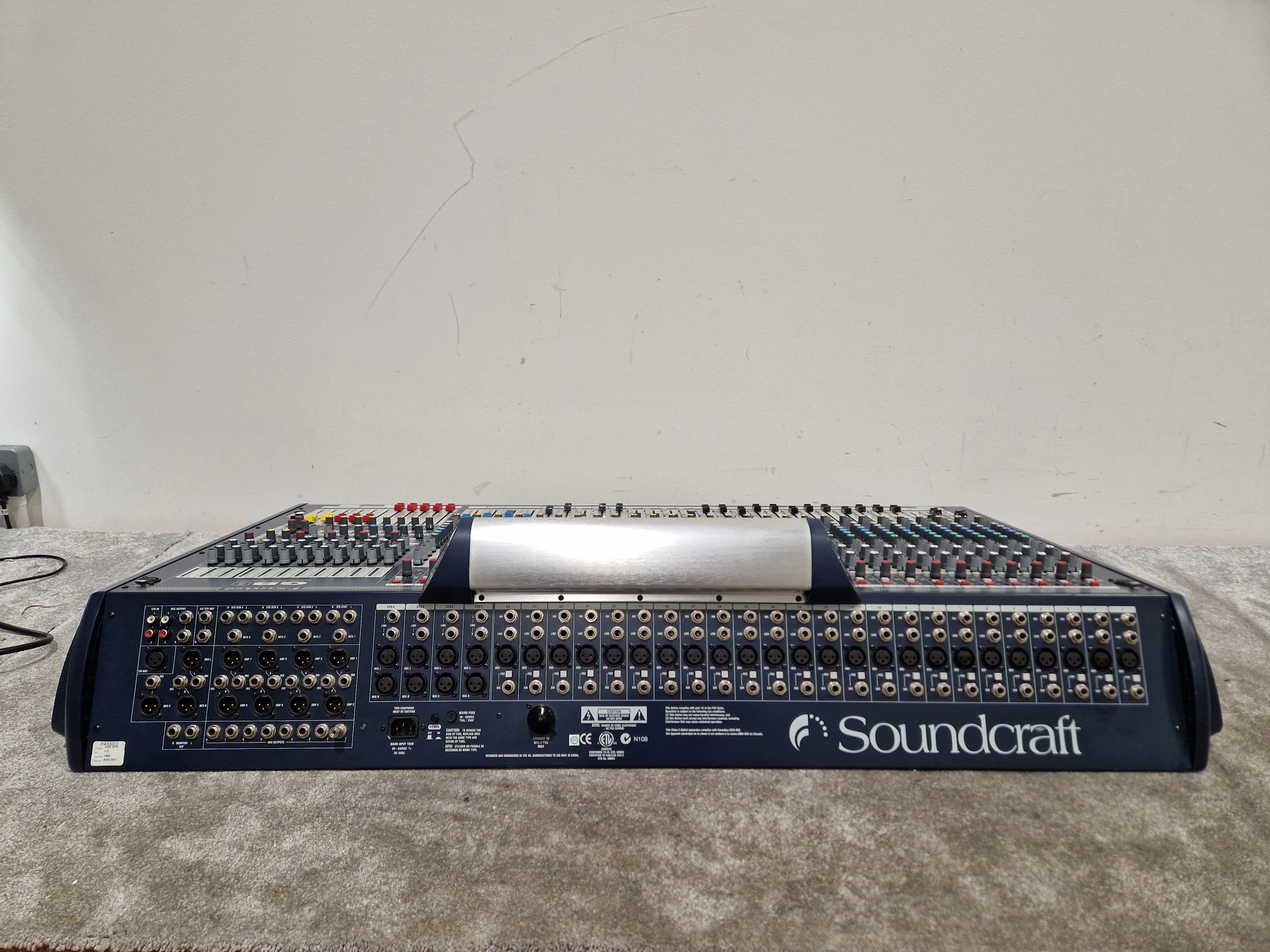 Soundcraft GB8 24 Channel Mixer - Live Sound Console - Very Good w/ Power Supply & Cover - Image 25