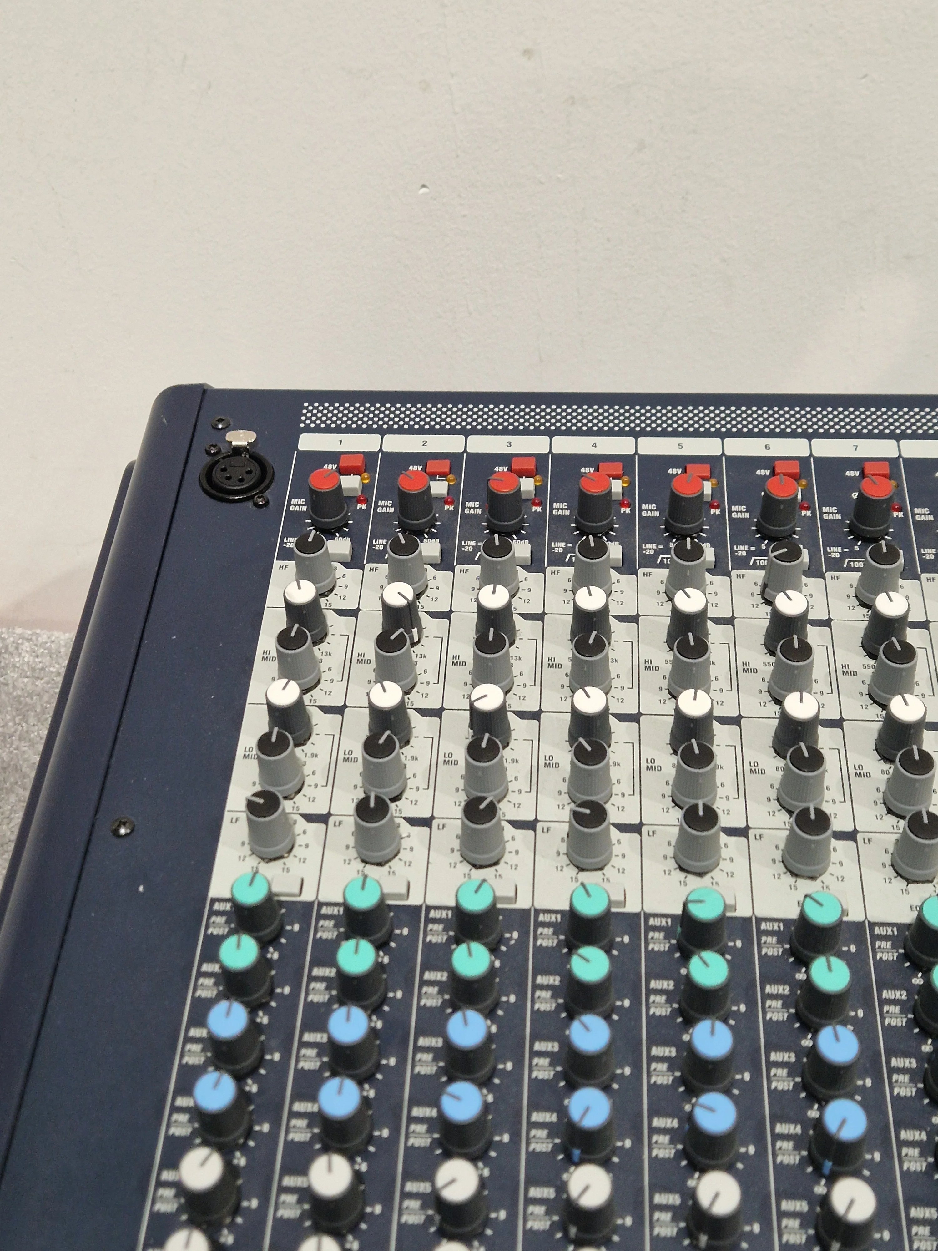 Soundcraft GB8 24 Channel Mixer - Live Sound Console - Very Good w/ Power Supply & Cover - Image 5