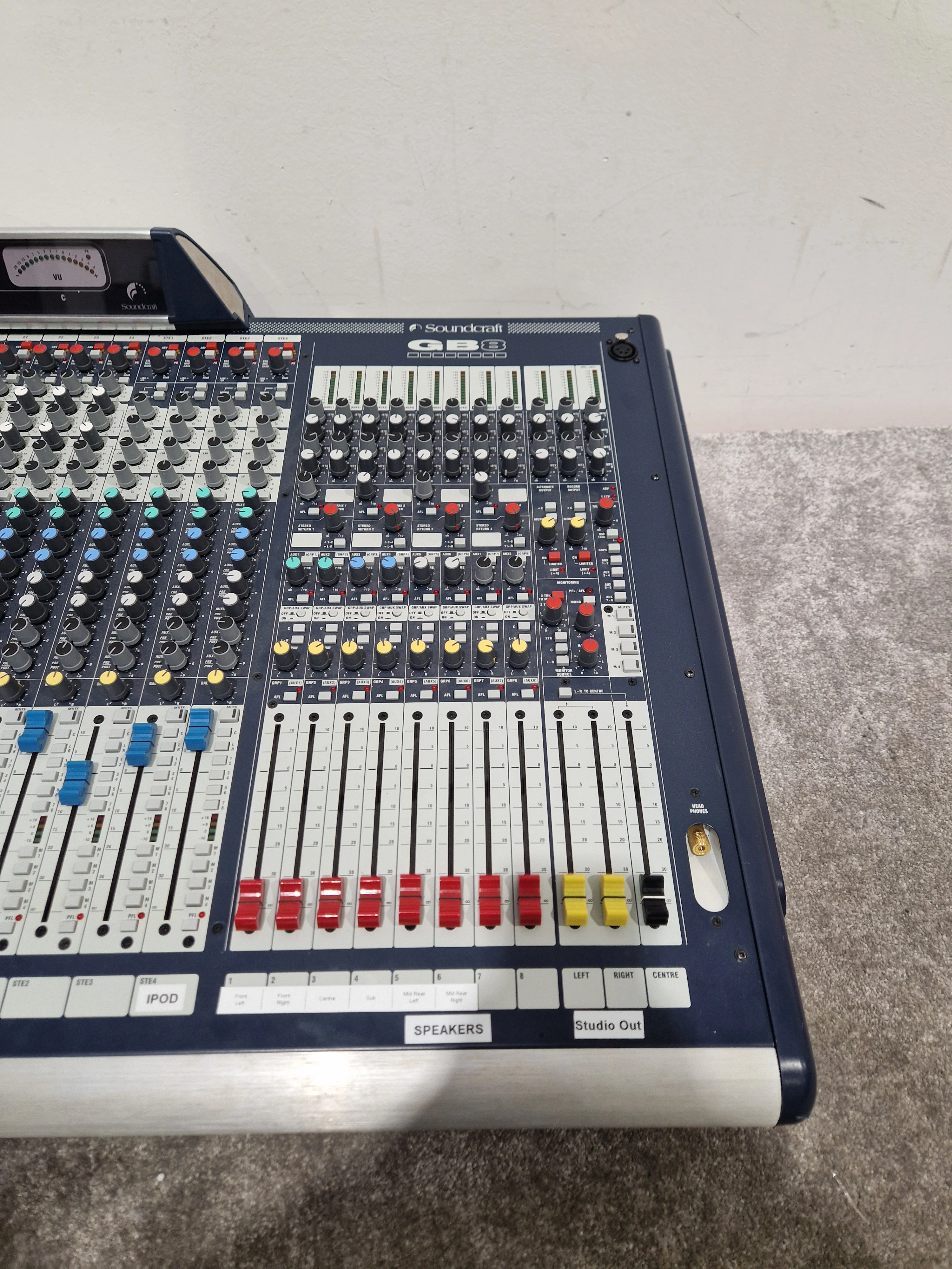 Soundcraft GB8 24 Channel Mixer - Live Sound Console - Very Good w/ Power Supply & Cover - Image 7