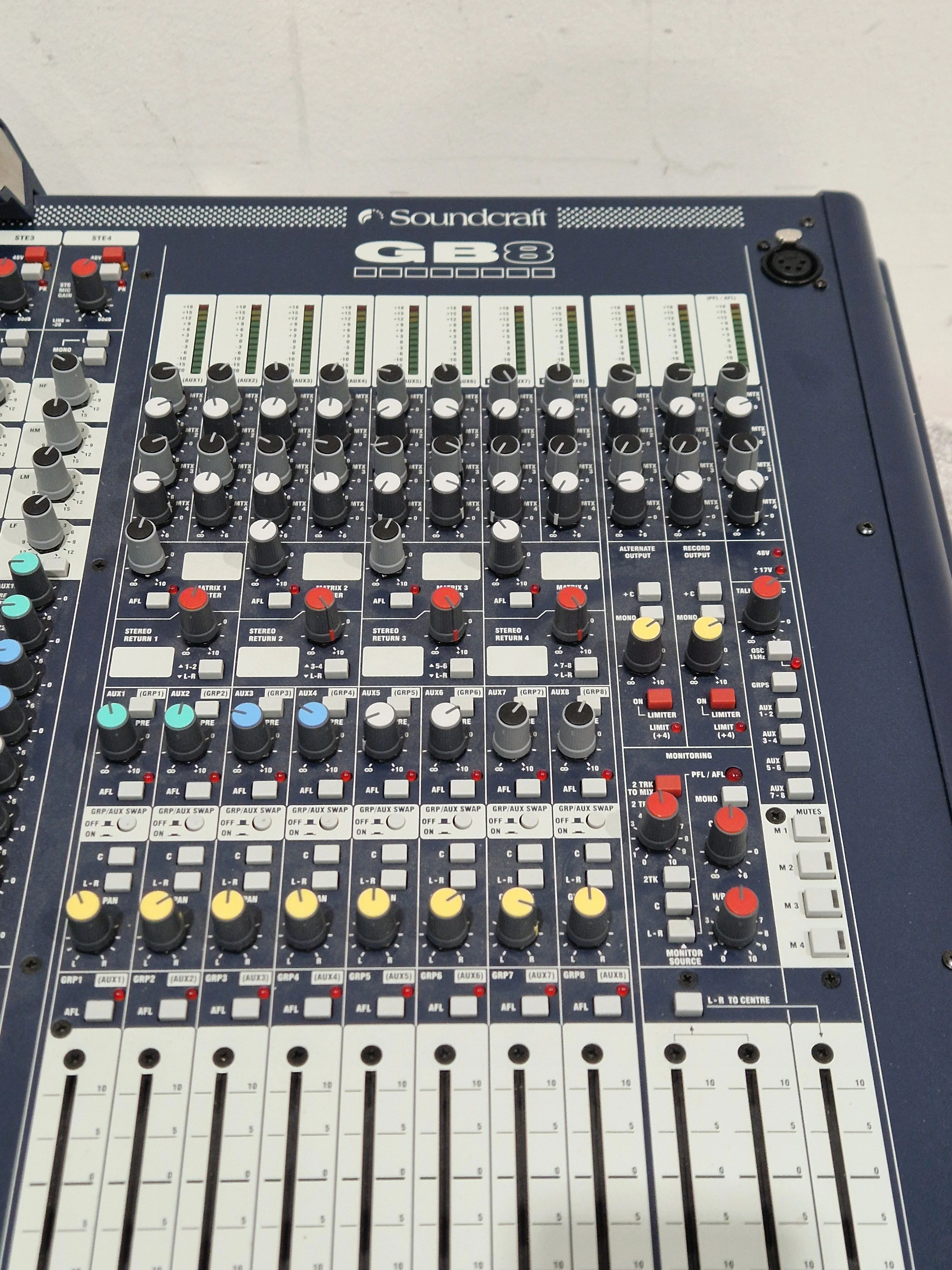 Soundcraft GB8 24 Channel Mixer - Live Sound Console - Very Good w/ Power Supply & Cover - Image 8