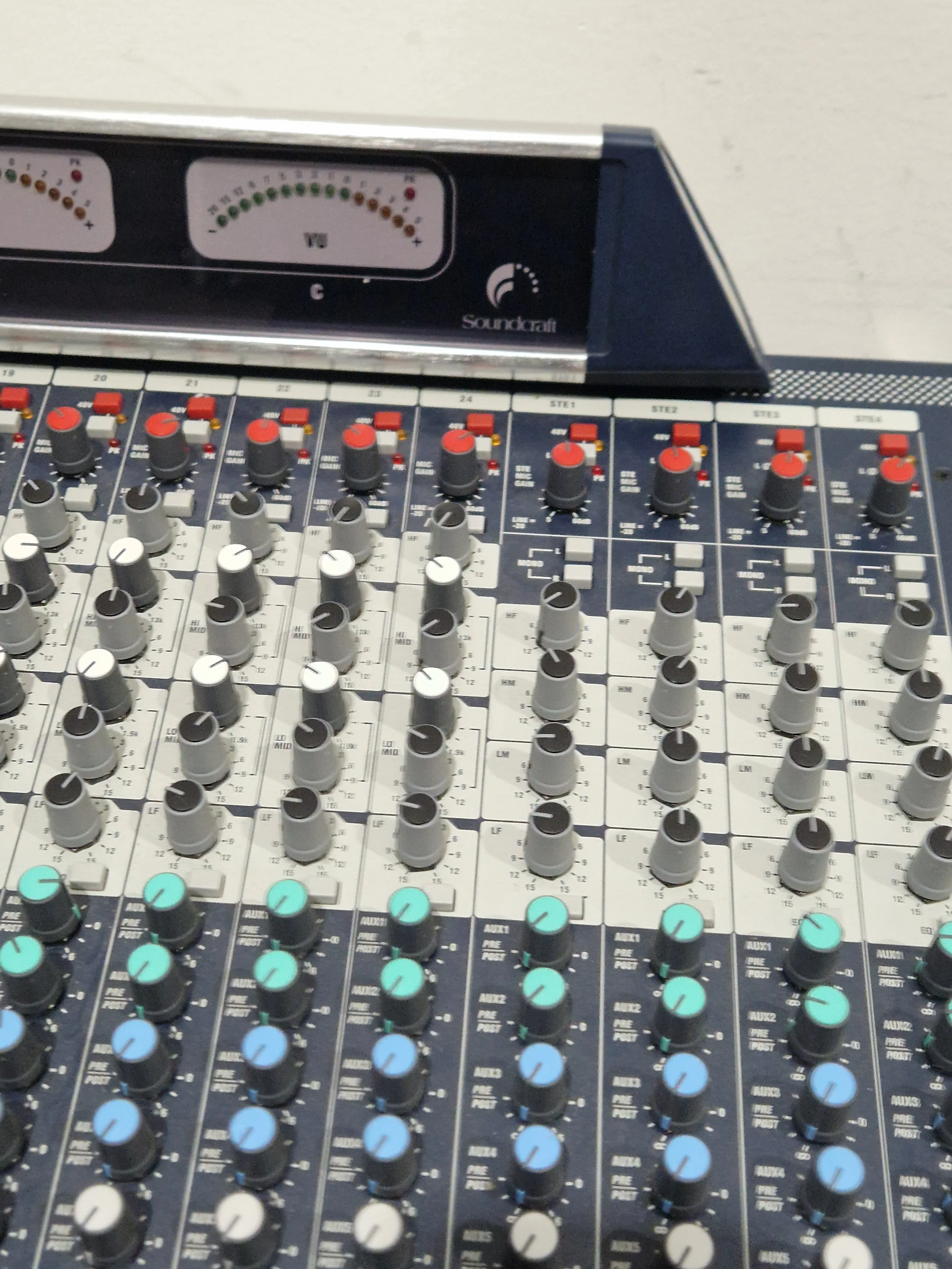Soundcraft GB8 24 Channel Mixer - Live Sound Console - Very Good w/ Power Supply & Cover - Image 9