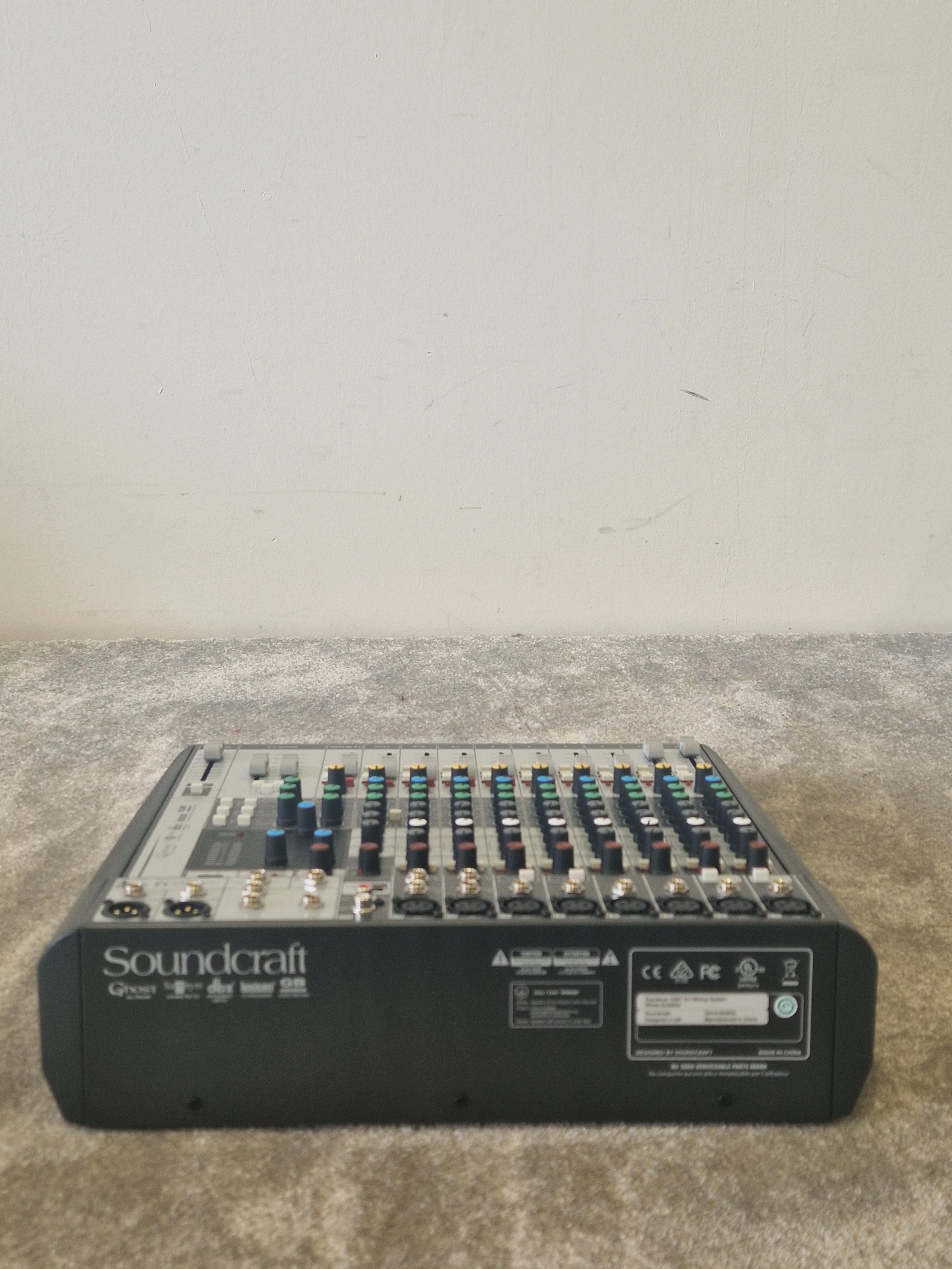 Soundcraft Signature MT12 Analog Mixer w/ Gator Gig Bag – 12 Channels, Built-In FX - Mint - Image 7