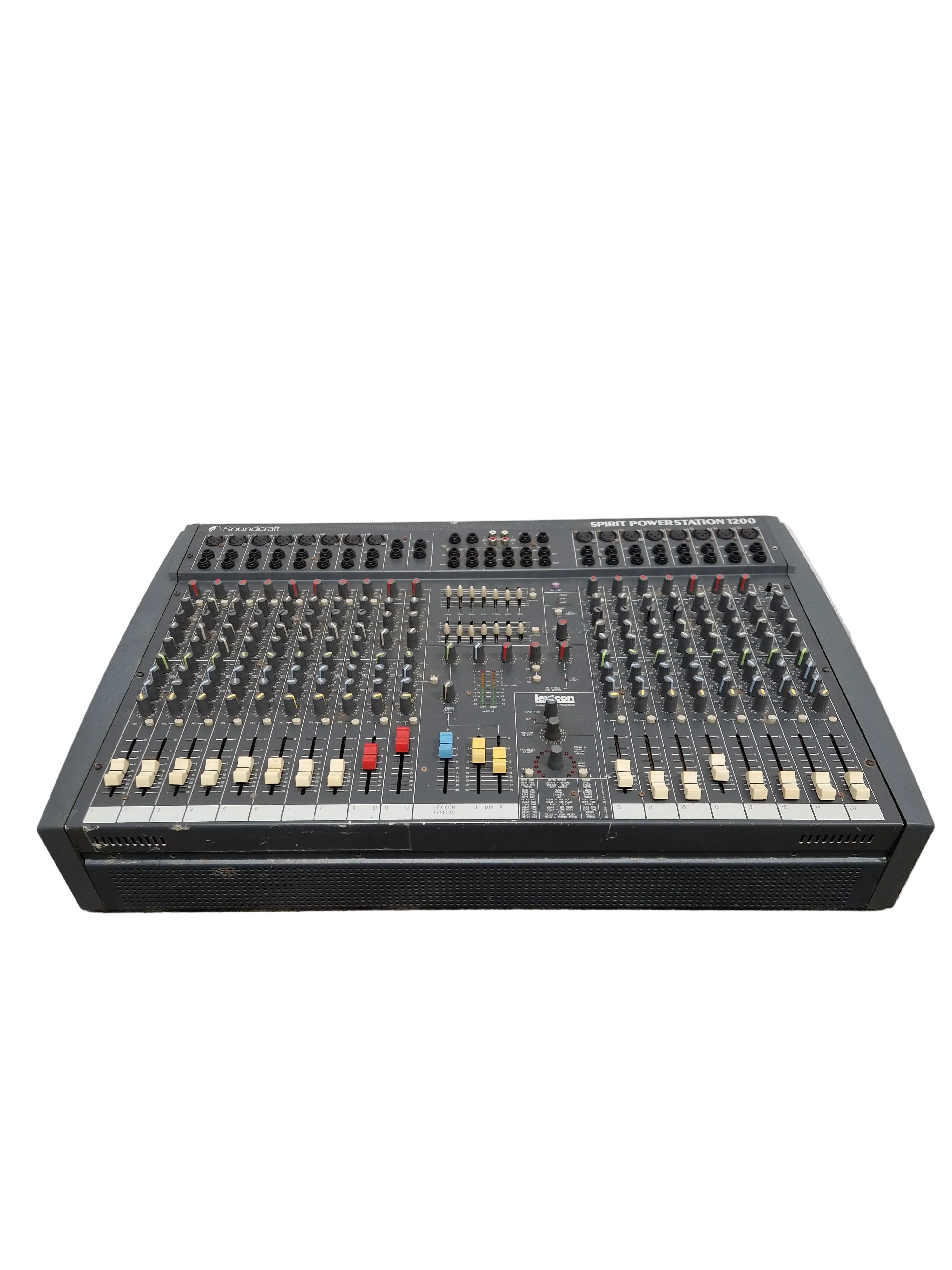 Soundcraft Spirit Powerstation 1200 - Powered Mixer - Good w/ Hard Case