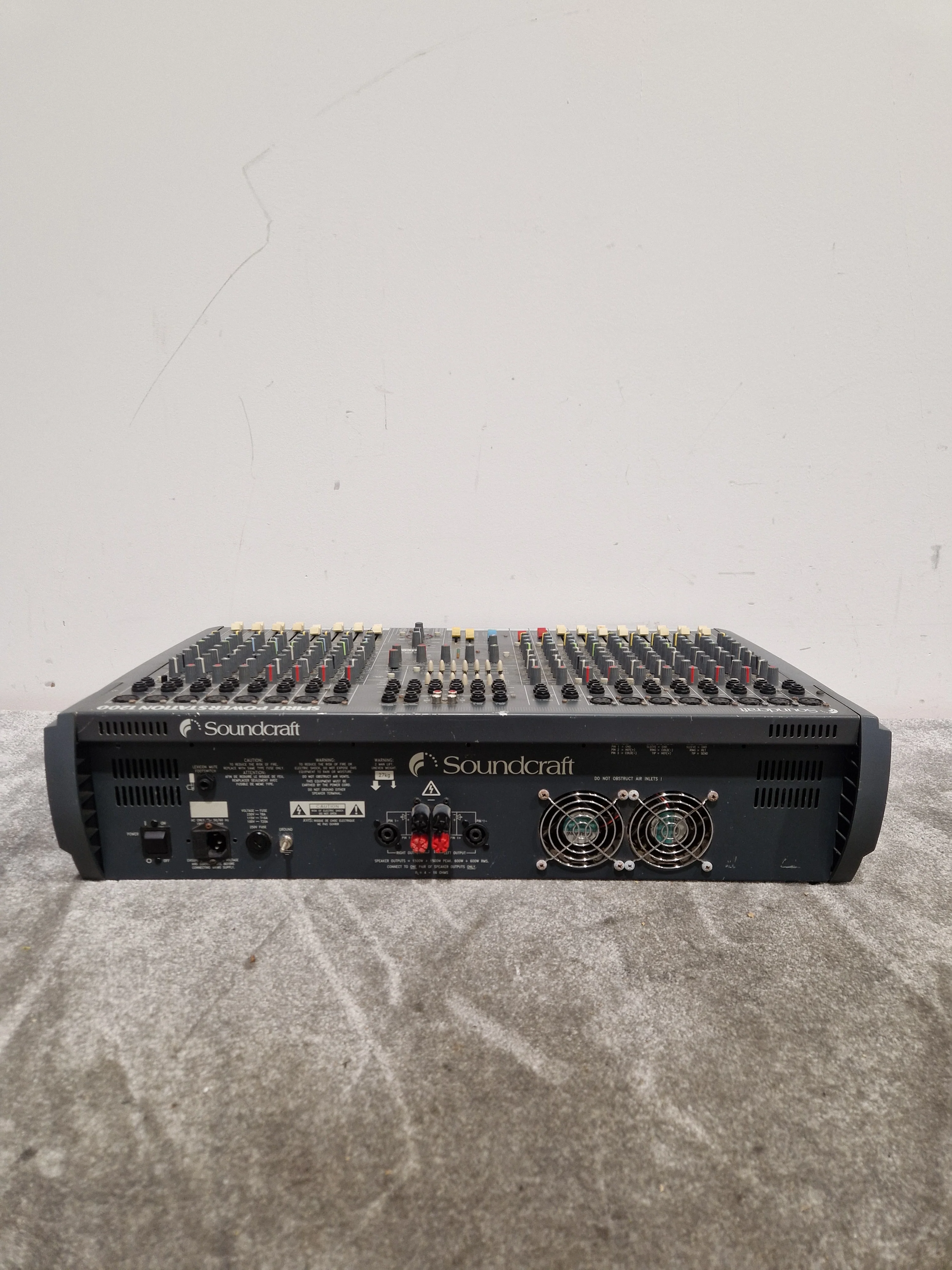 Soundcraft Spirit Powerstation 1200 - Powered Mixer - Good w/ Hard Case - Image 11