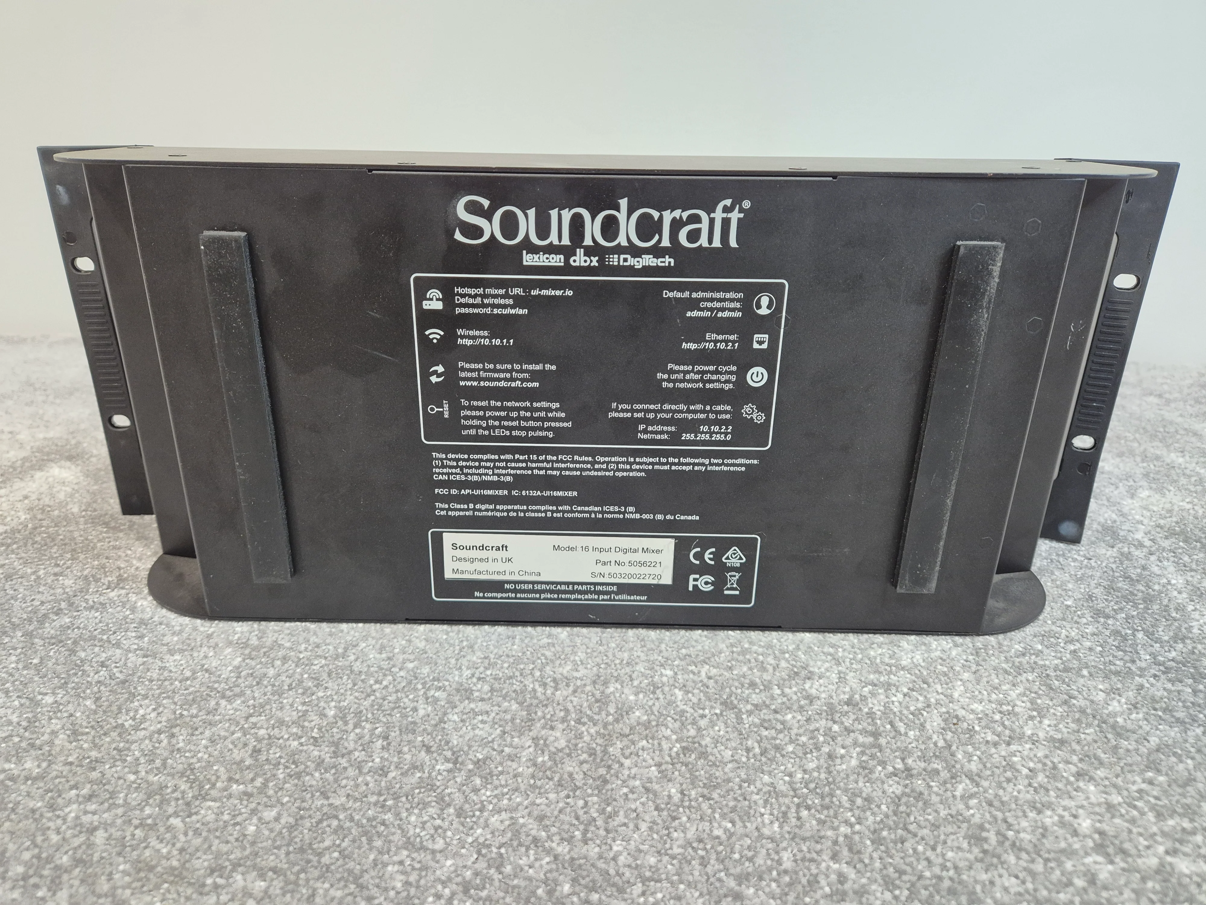Soundcraft Ui16 - Digital Rack Mixer - WiFi - Image 5