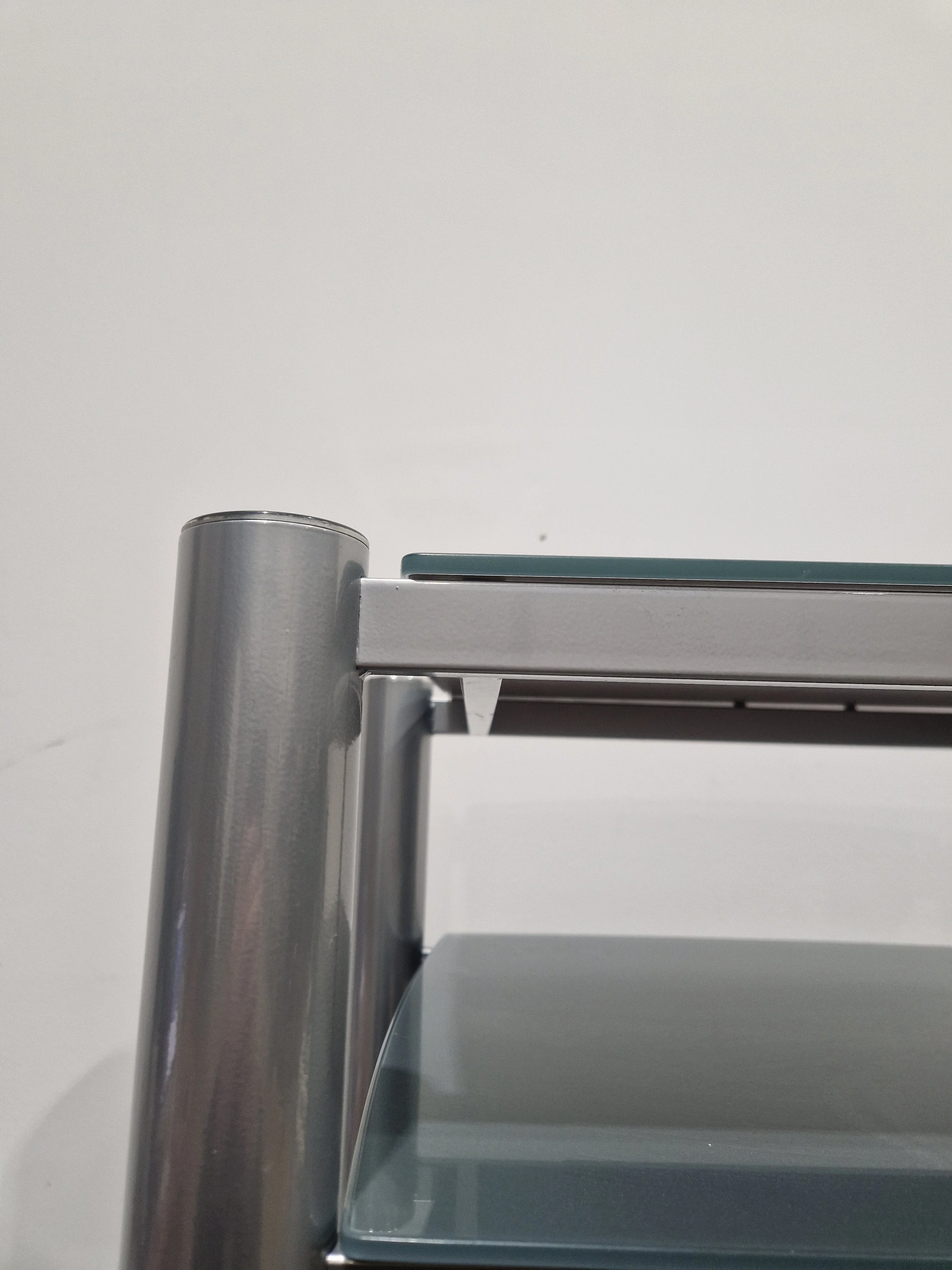Soundstyle HI-FI Rack Silver 5 Glass Layers - Modern Audio Stand - Excellent - Image 13