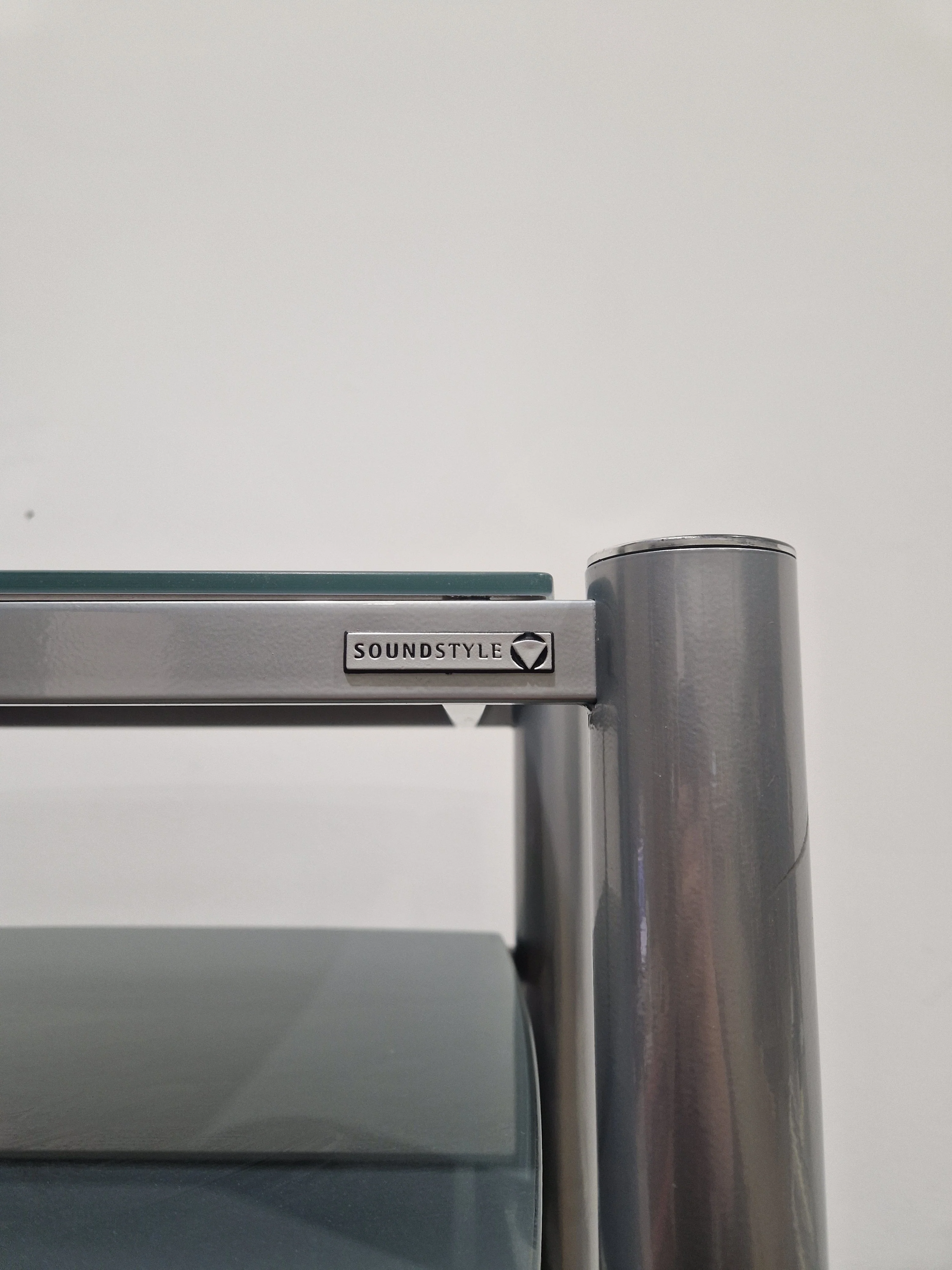 Soundstyle HI-FI Rack Silver 5 Glass Layers - Modern Audio Stand - Excellent - Image 8