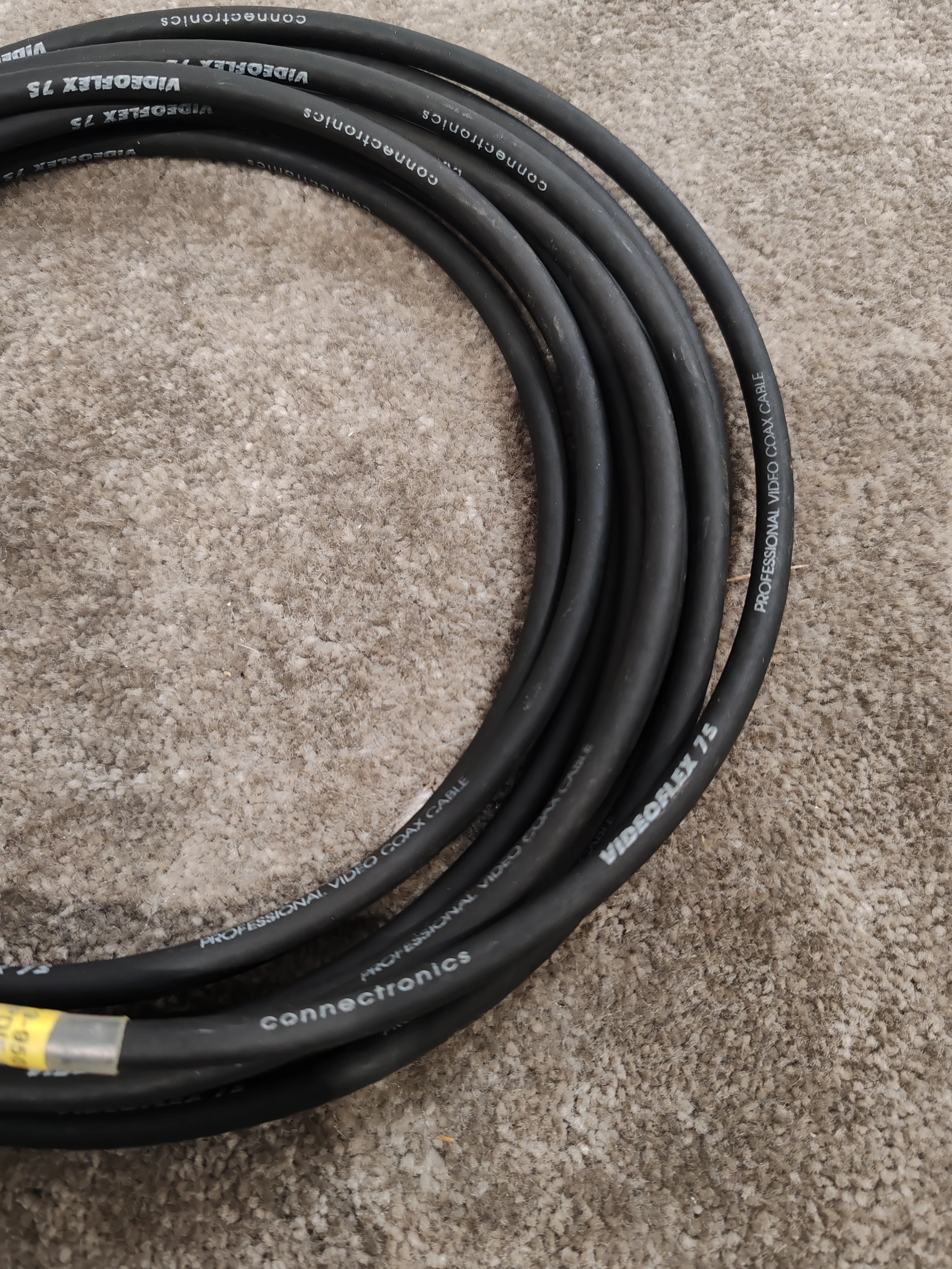 SP-DIF 5M Coax Cable, Gold Connectors - High-Fidelity Audio - Excellent - Image 3