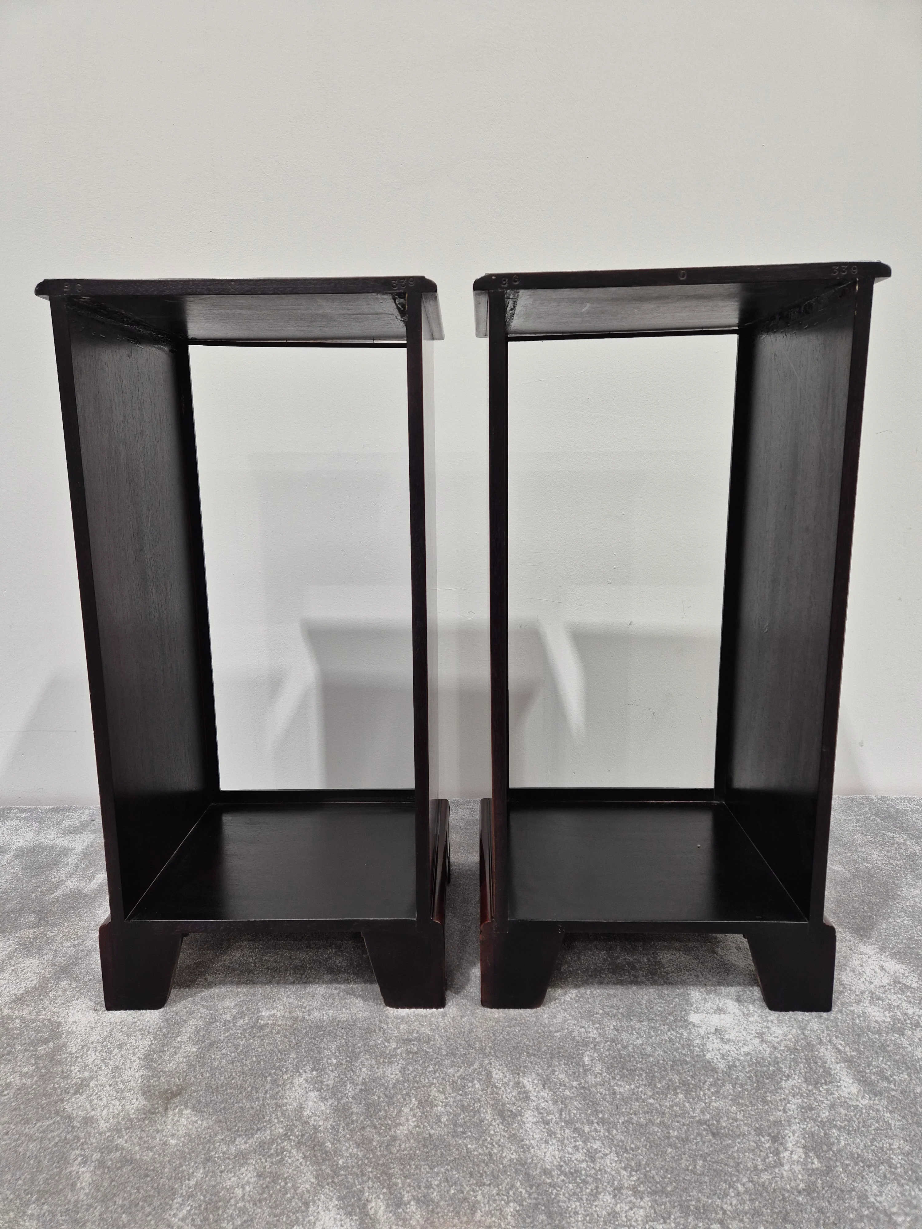 Vintage Speakers Stands - Solid Wood (Pair) - Image 5