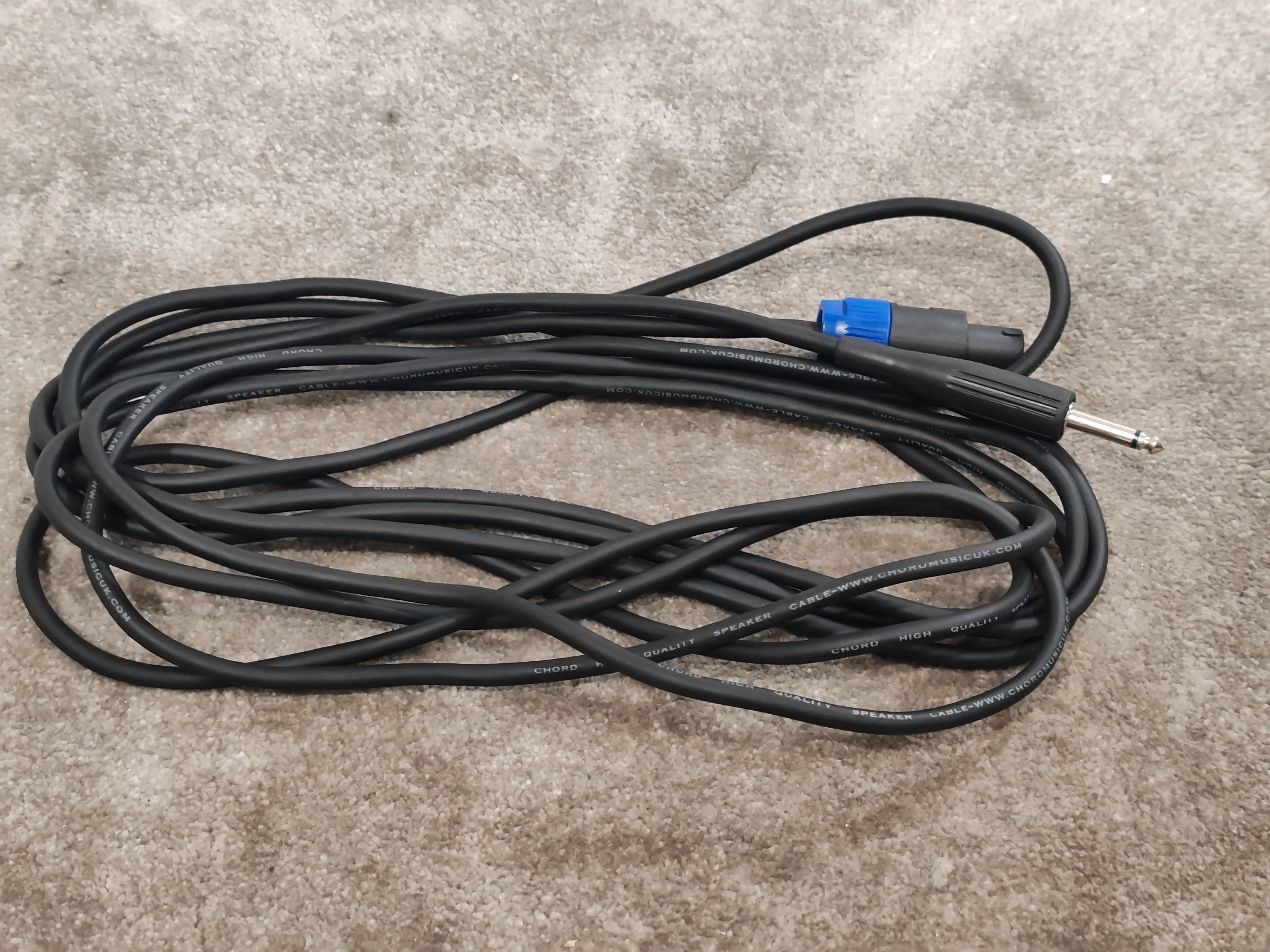 Speakon to 1/4" TS 6m Cable - Professional Audio Connection - Excellent - Image 2