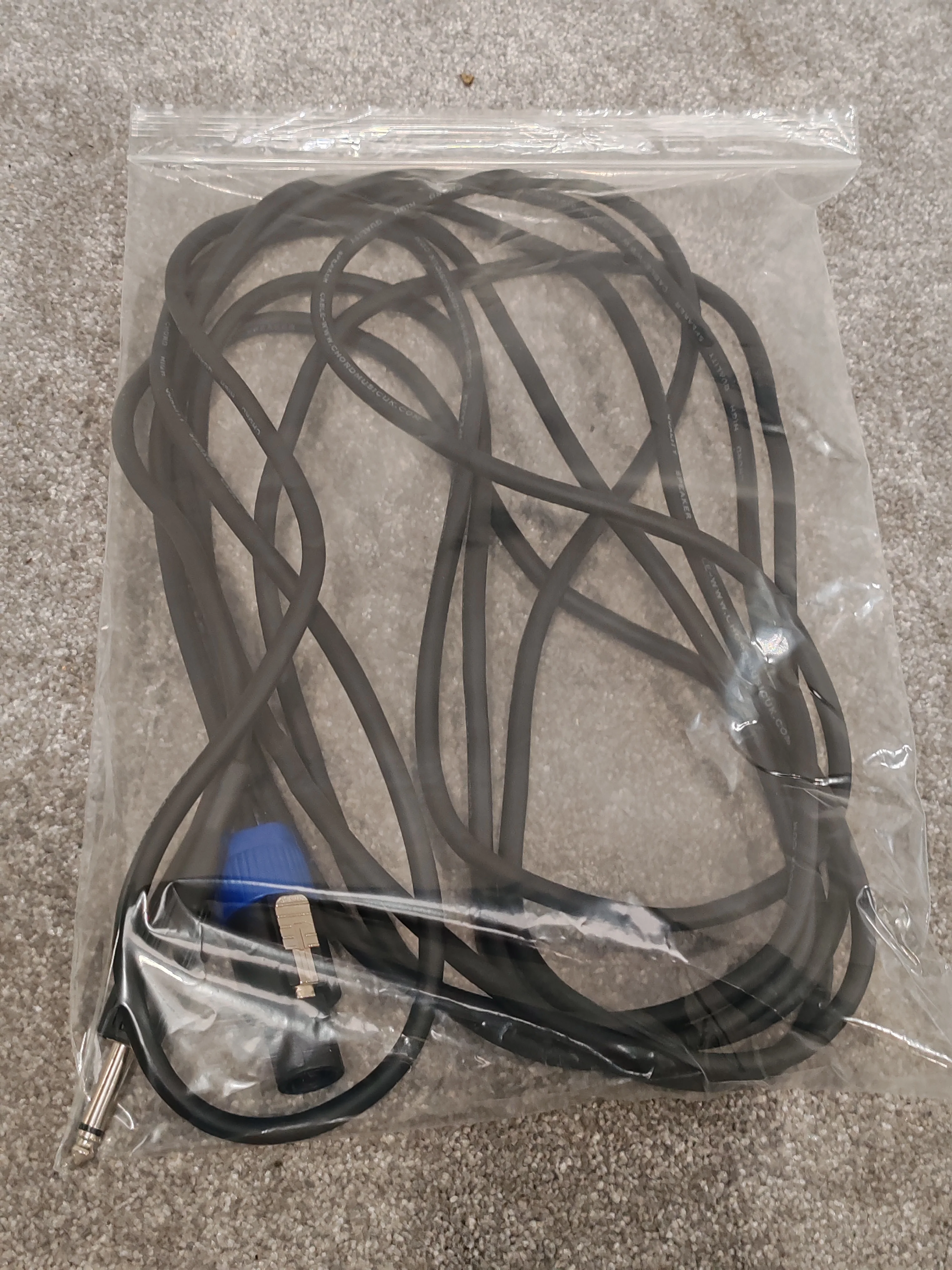 Speakon to 1/4" TS 6m Cable - Professional Audio Connection - Excellent - Image 3