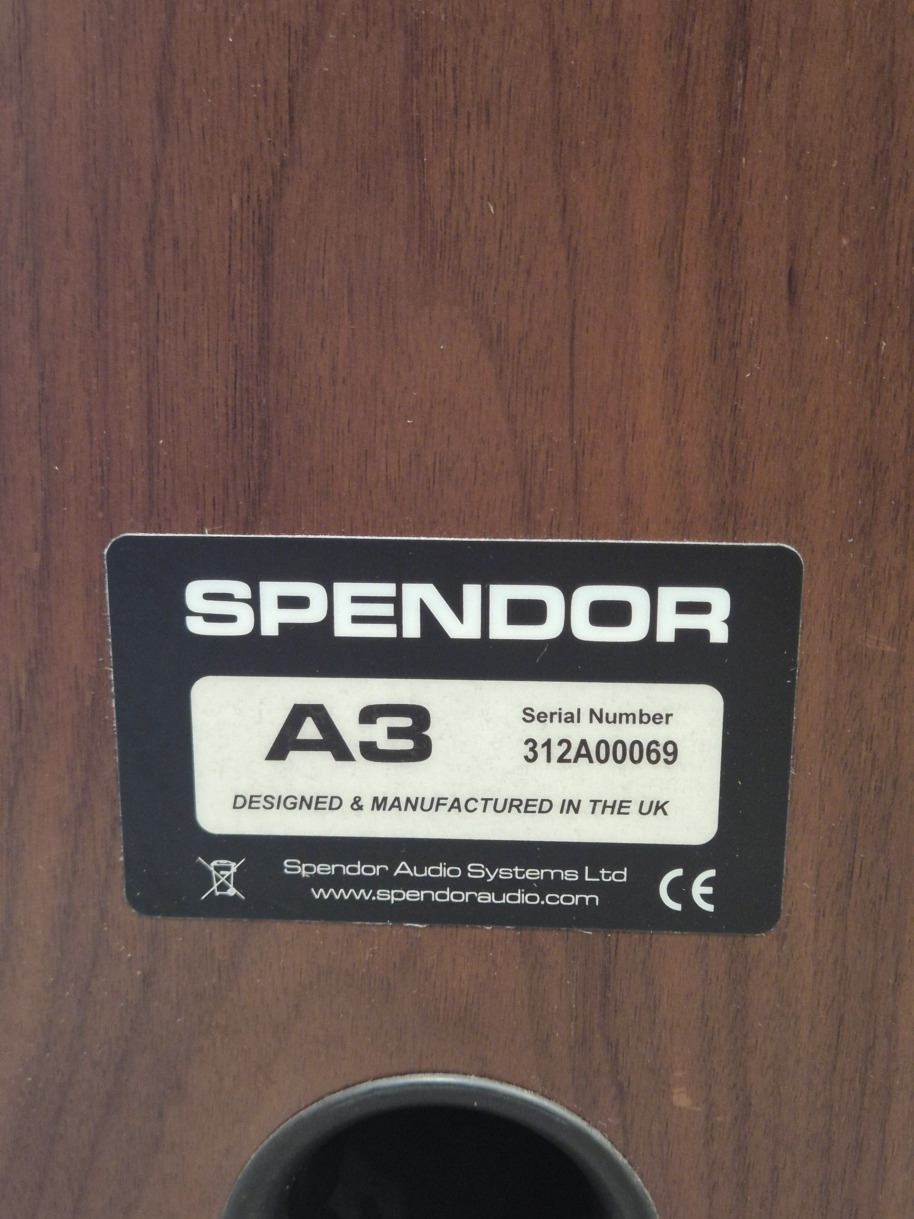 Spendor A3 - Pair of Floor Standing Speakers - Compact Design - Very Good - Image 9