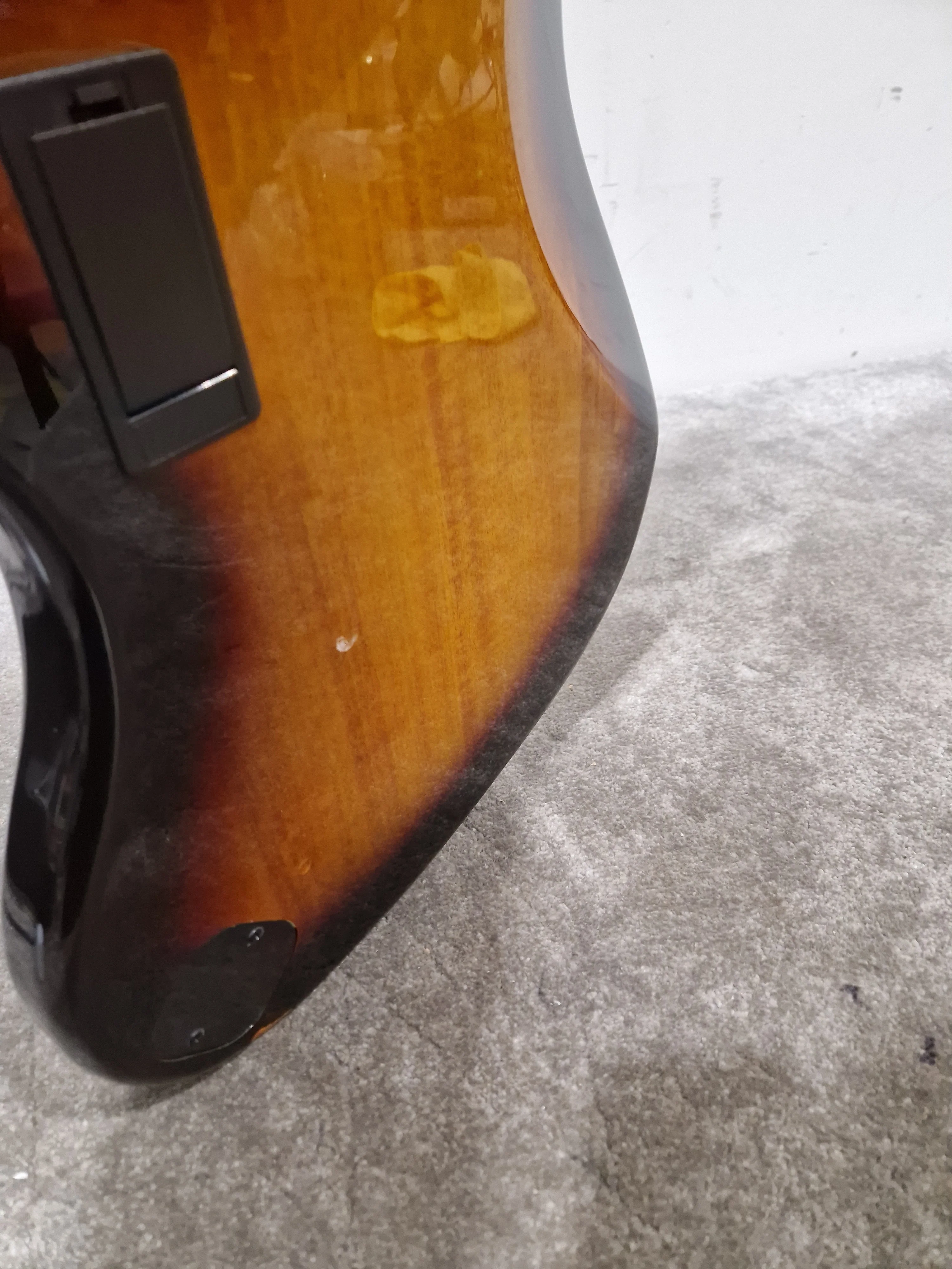 Squier Modified Jaguar Bass Special 3-TONE Sunburst Made IN Indonesia 2017 - Versatile Bass Design - Excellent - Image 8