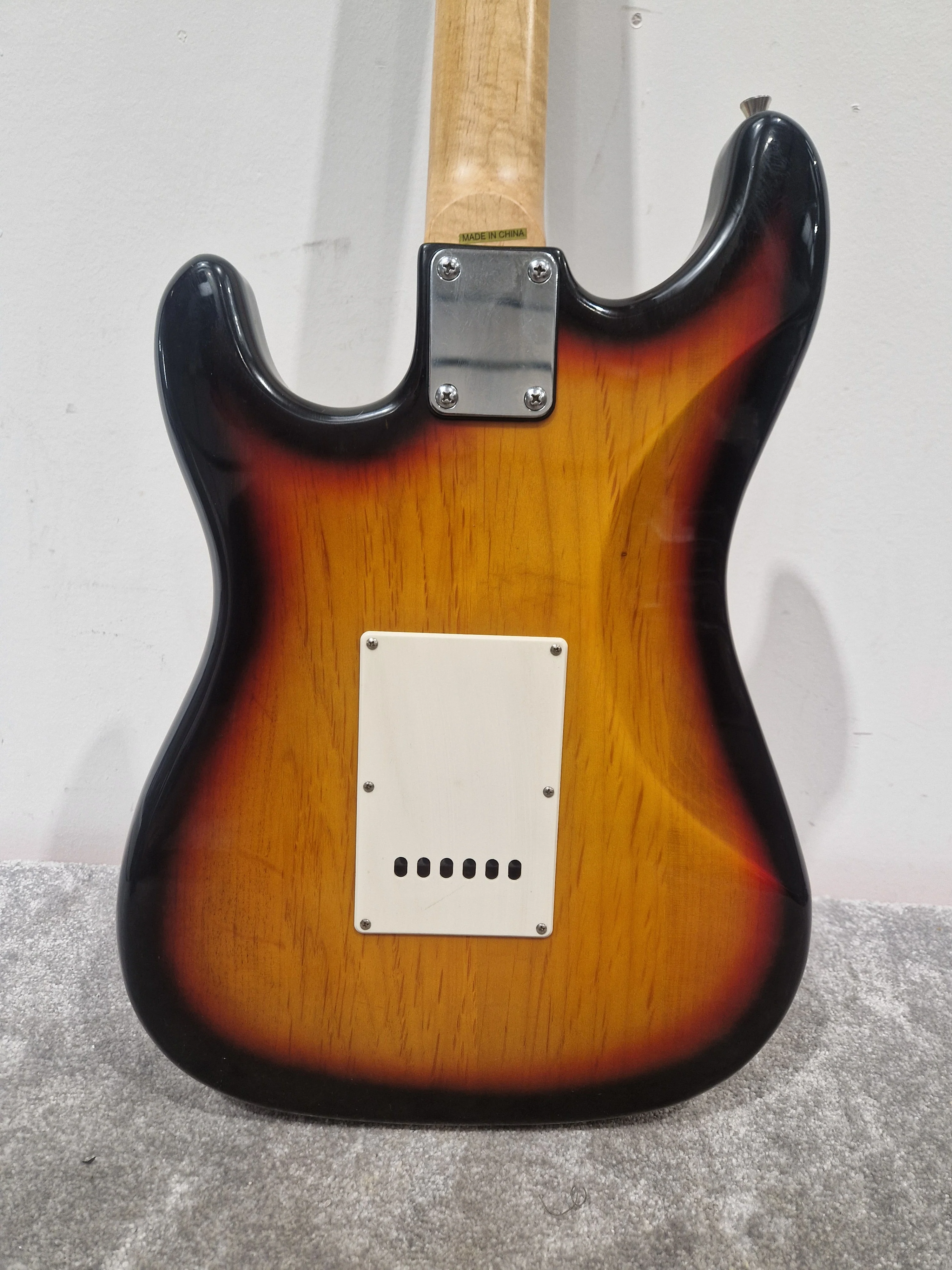 Fender Squier Strat - Electric Guitar, Maple Neck - Very Good w/ Fender Soft Case - Image 4