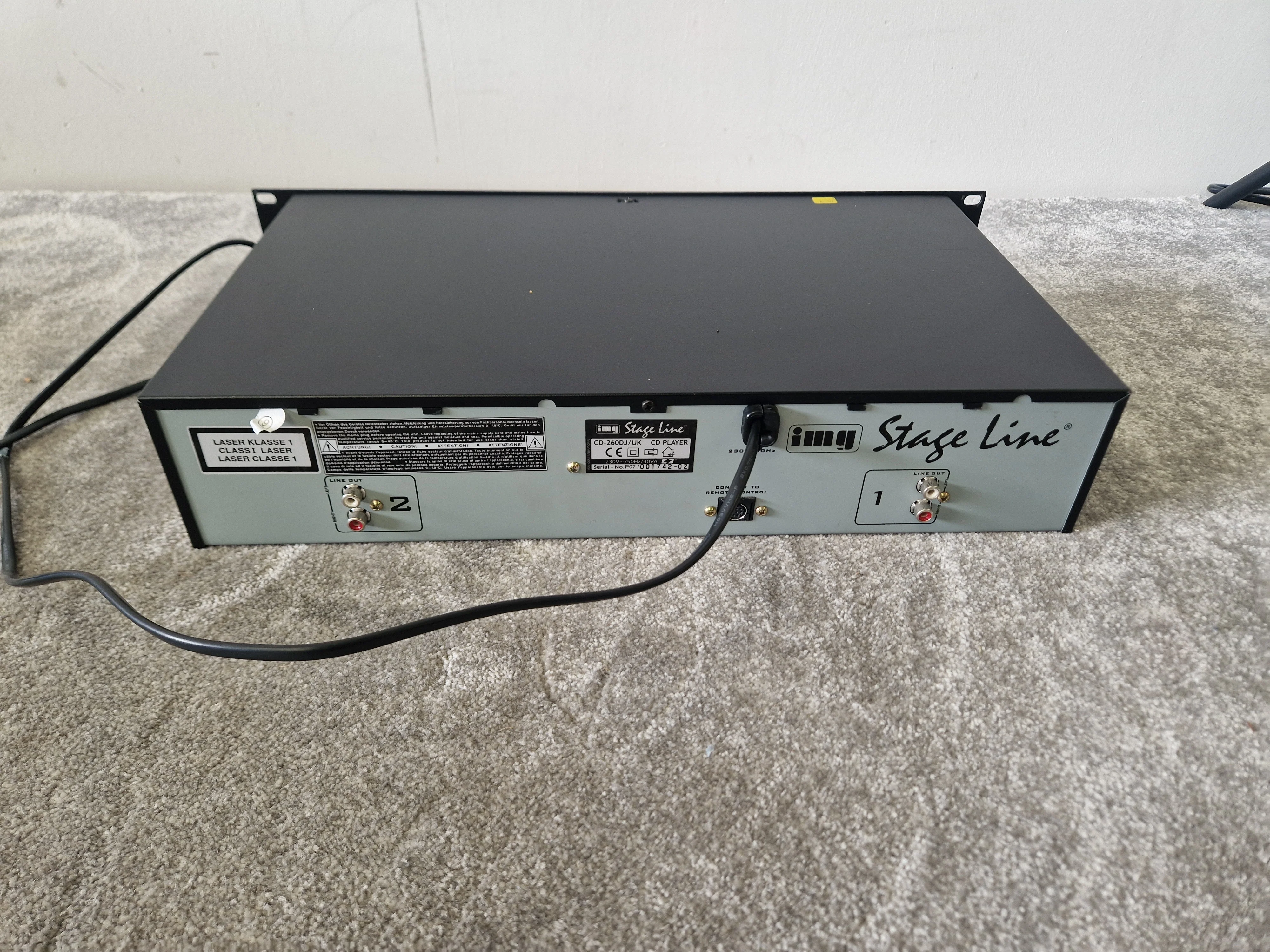 Stage Line CD-260 DJ Pro Dual CD Player – Dual Drive – Pitch Control - Very Good - Image 11