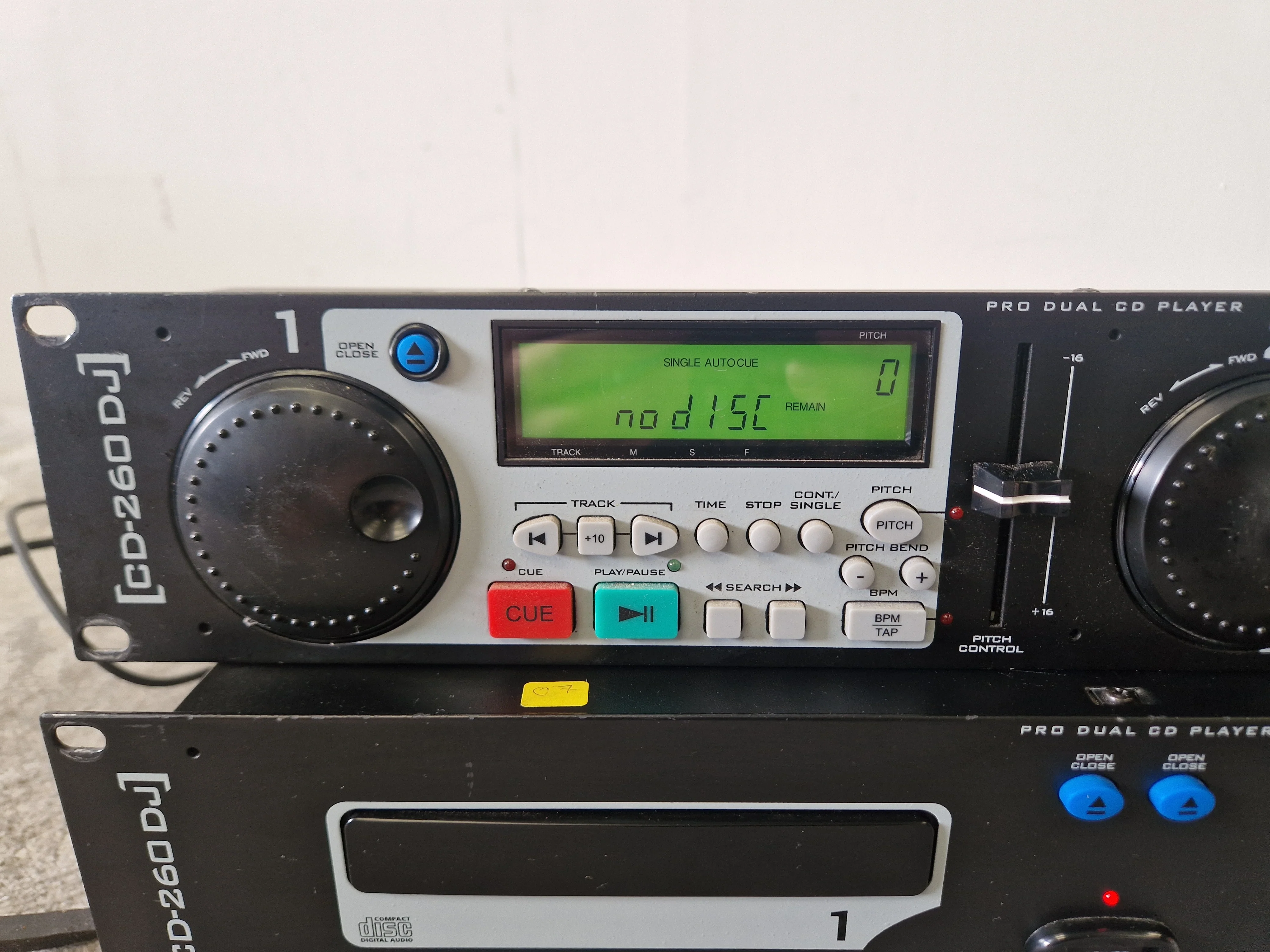 Stage Line CD-260 DJ Pro Dual CD Player – Dual Drive – Pitch Control - Very Good - Image 2