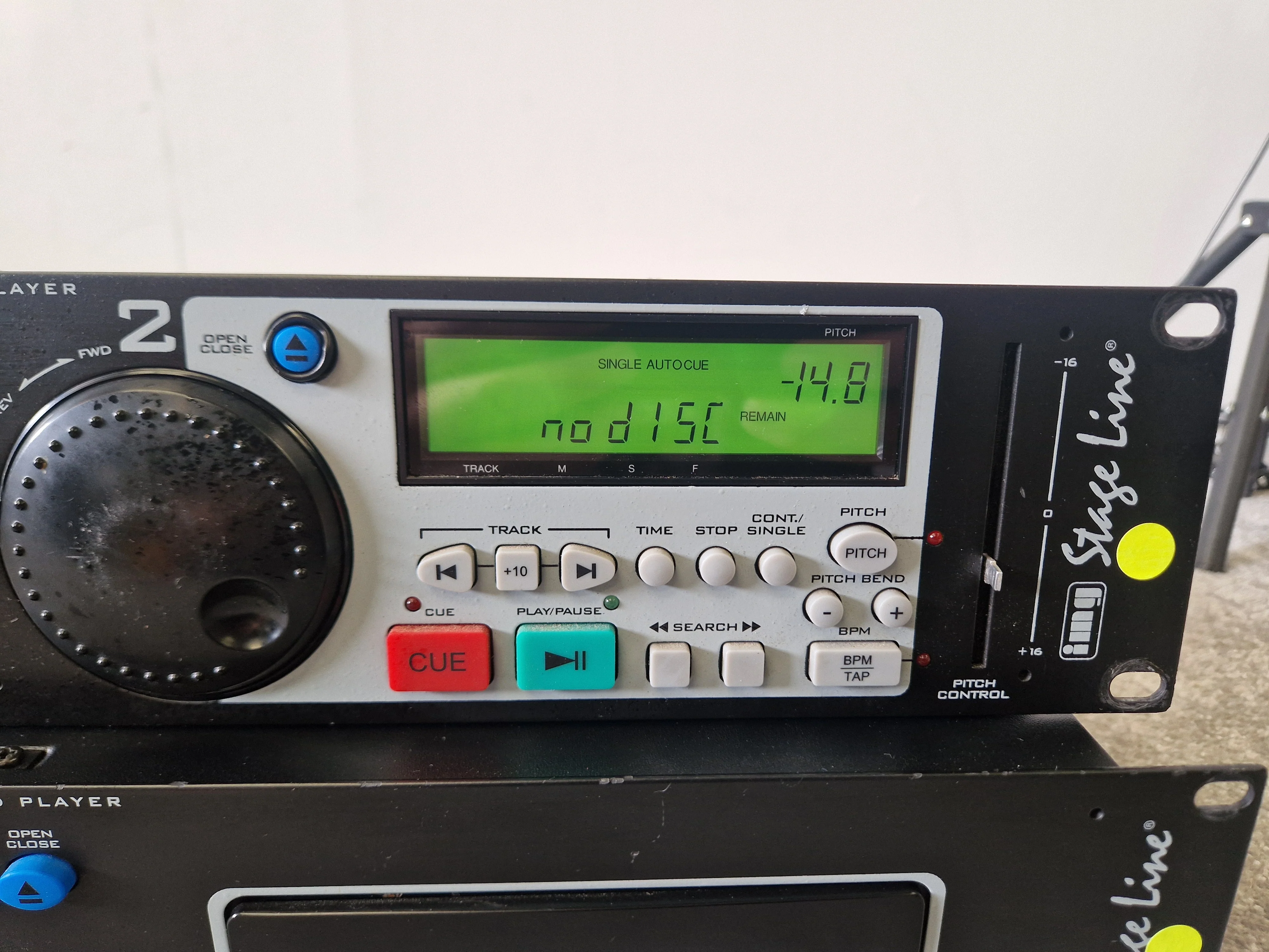 Stage Line CD-260 DJ Pro Dual CD Player – Dual Drive – Pitch Control - Very Good - Image 3