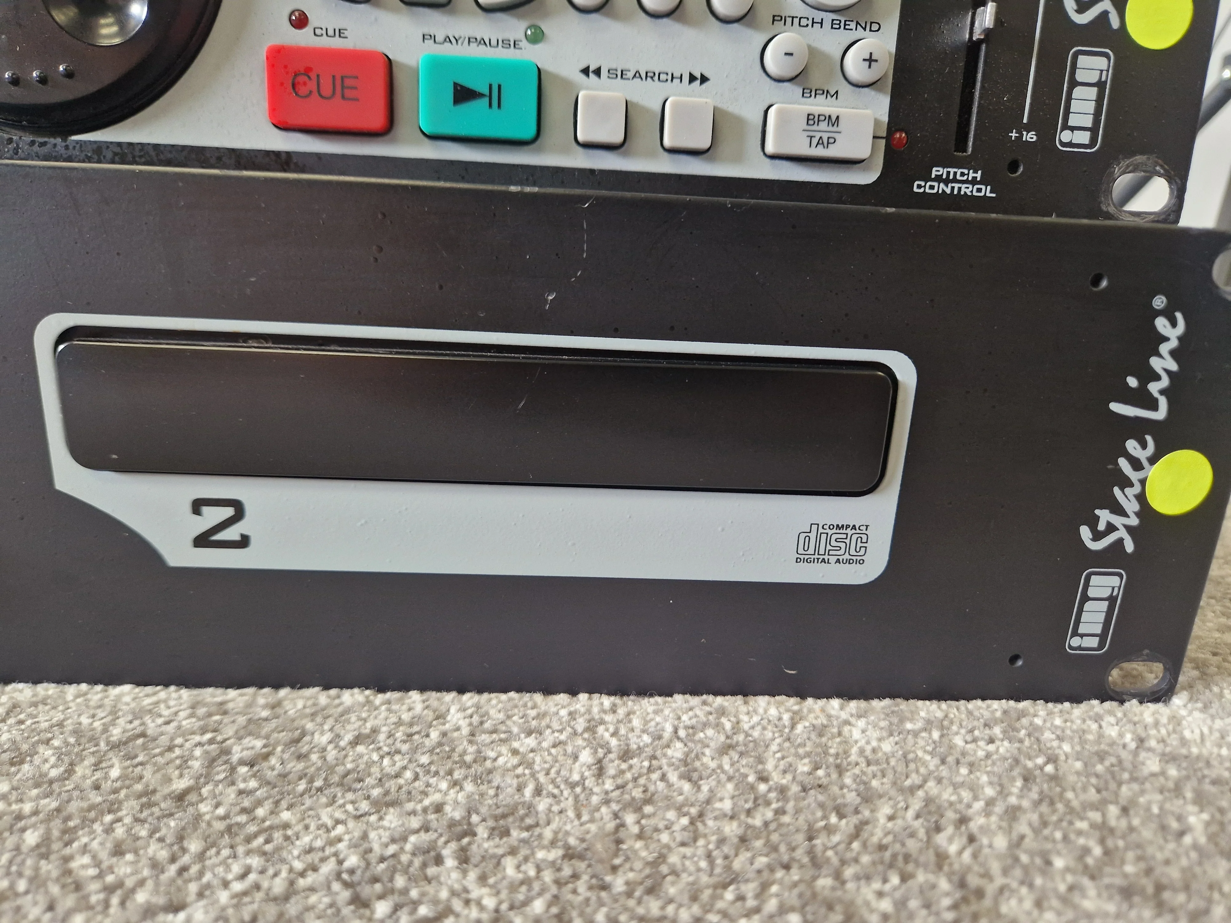 Stage Line CD-260 DJ Pro Dual CD Player – Dual Drive – Pitch Control - Very Good - Image 4