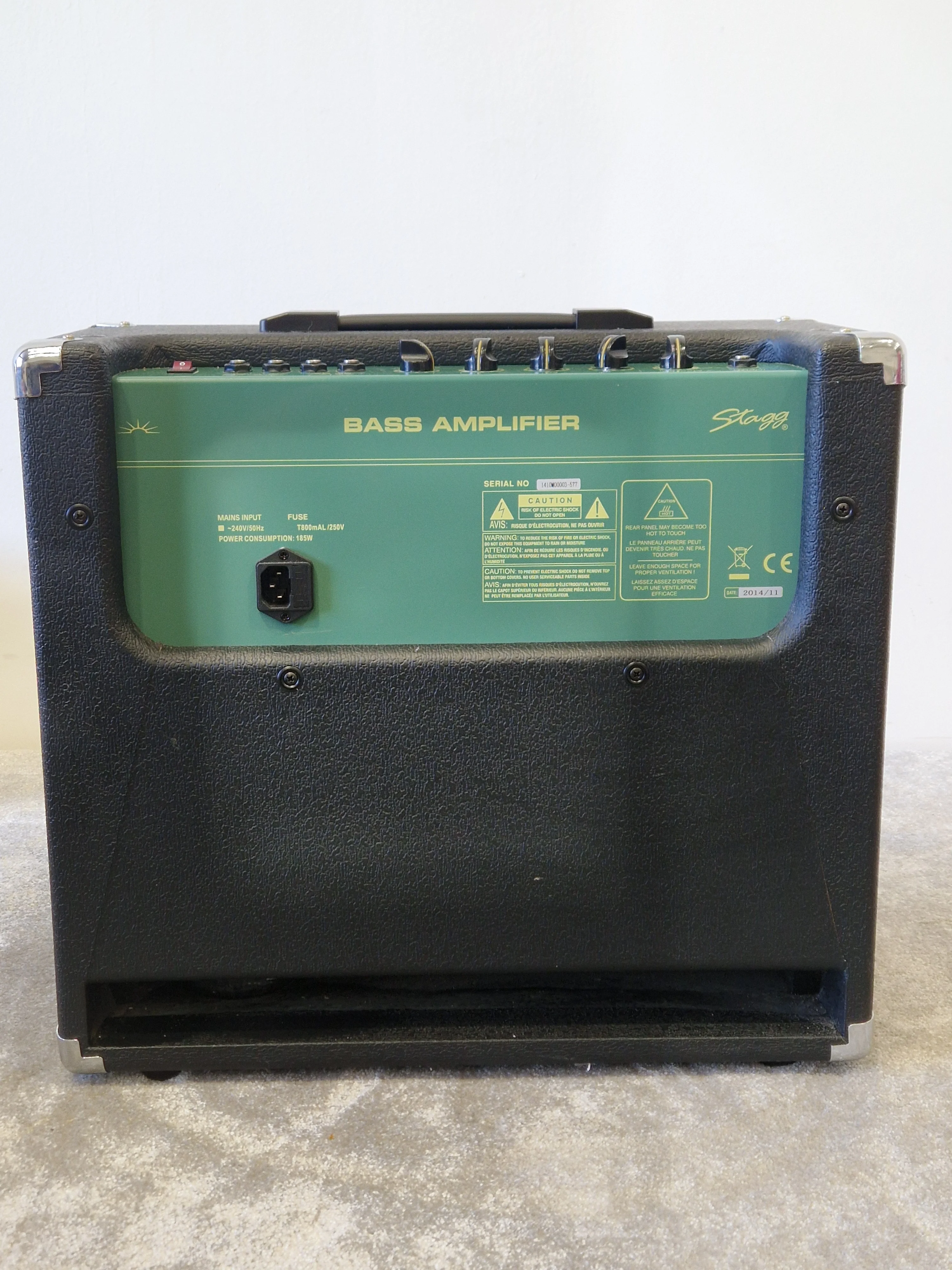 Stagg 60BA Bass Amplifier – Excellent Condition | 60W RMS, 12" Speaker, 3-Band EQ, Compression, Effects Loop, Headphone Out - Image 4