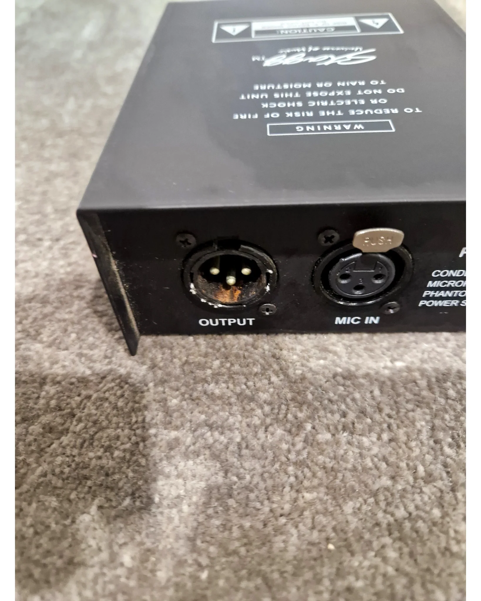 Stagg Microphone Phantom Power - Black - Good - Image 2