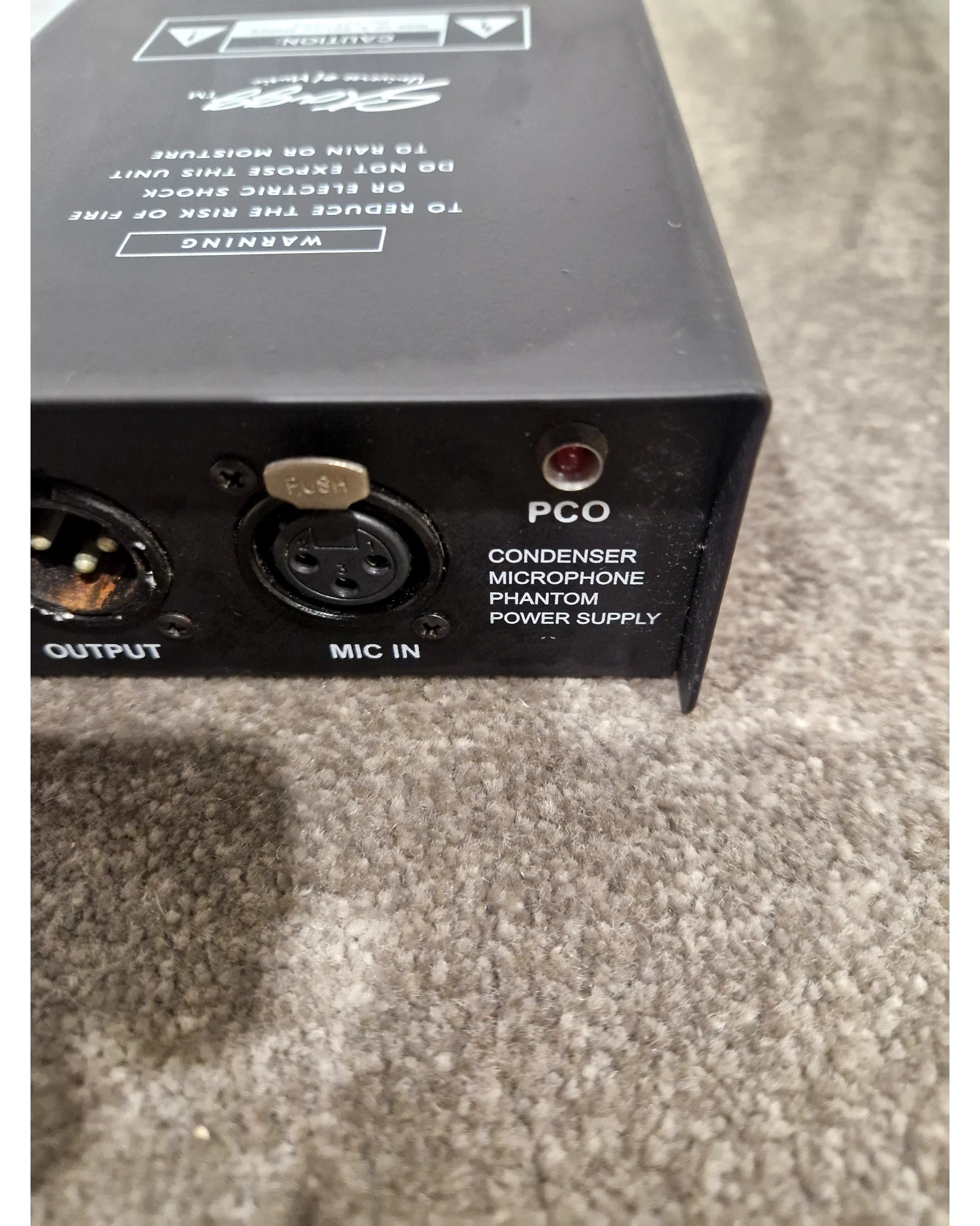 Stagg Microphone Phantom Power - Black - Good - Image 3