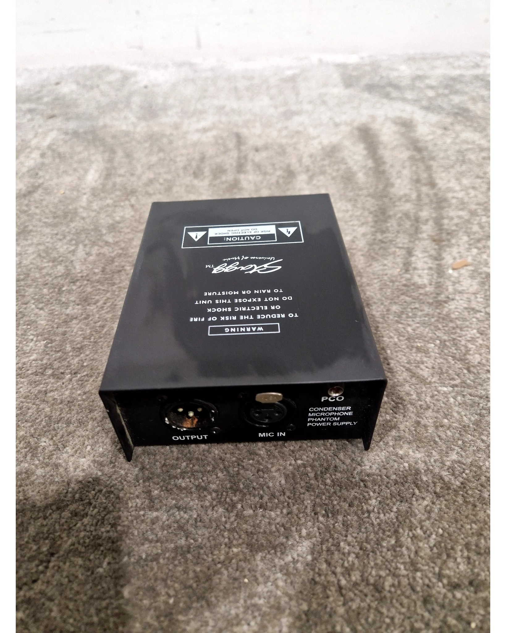 Stagg Microphone Phantom Power - Black - Good - Image 4