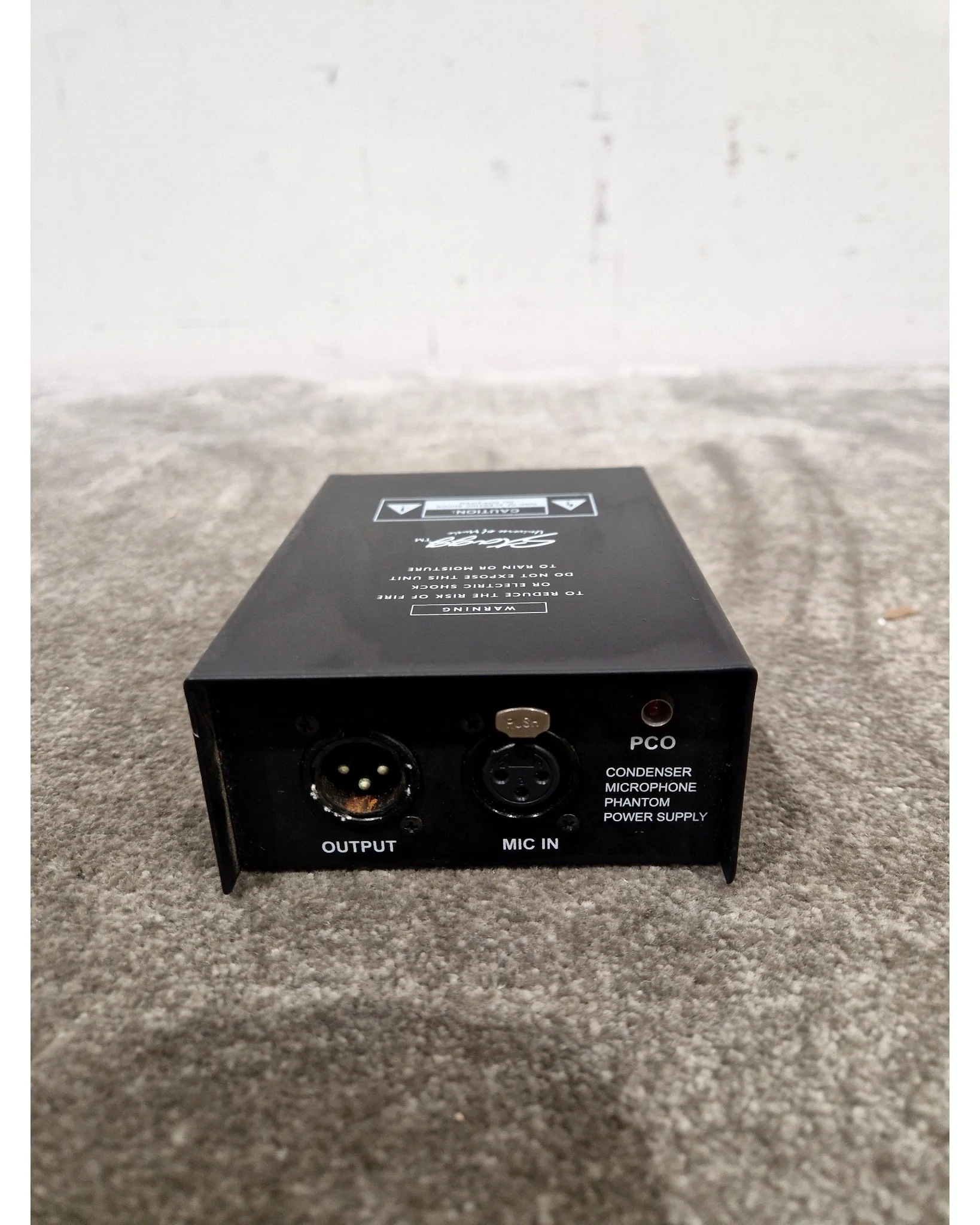 Stagg Microphone Phantom Power - Black - Good - Image 5