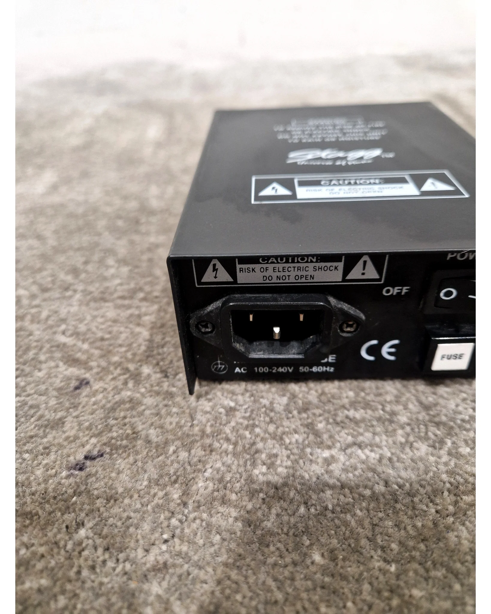 Stagg Microphone Phantom Power - Black - Good - Image 8