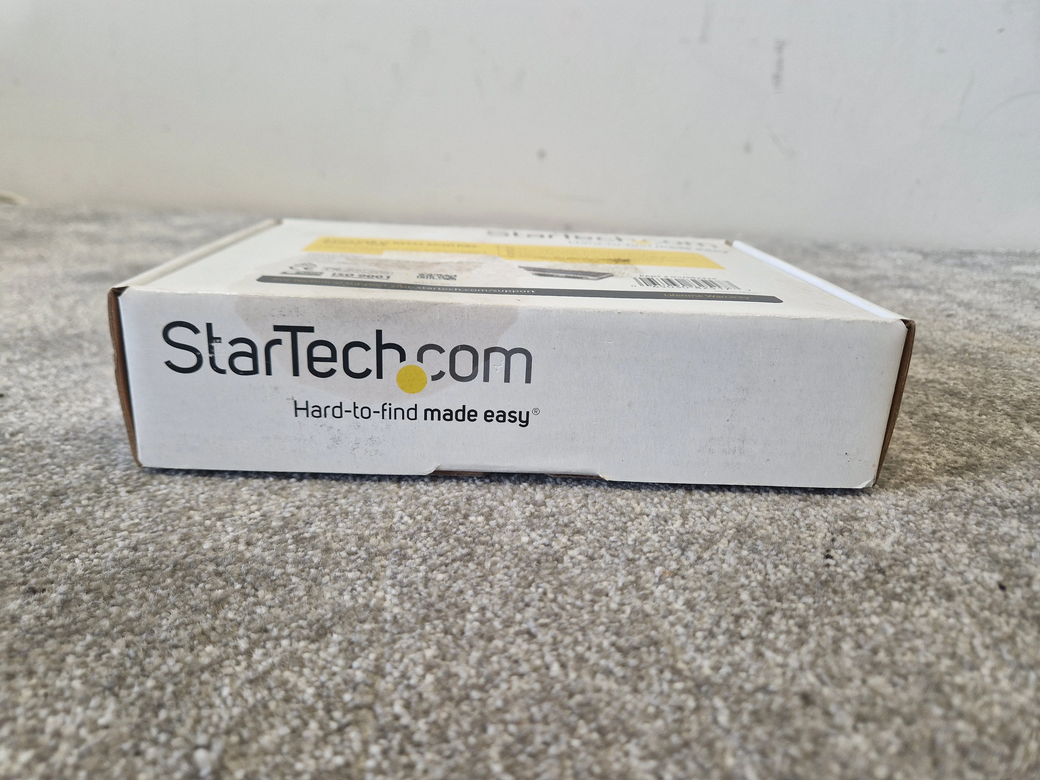 StarTech ICUSB2324 - 4 Port USB to RS232 Serial Adapter Hub - Black - New w/ Original Box, Cables, Driver CD, Manual - Image 4