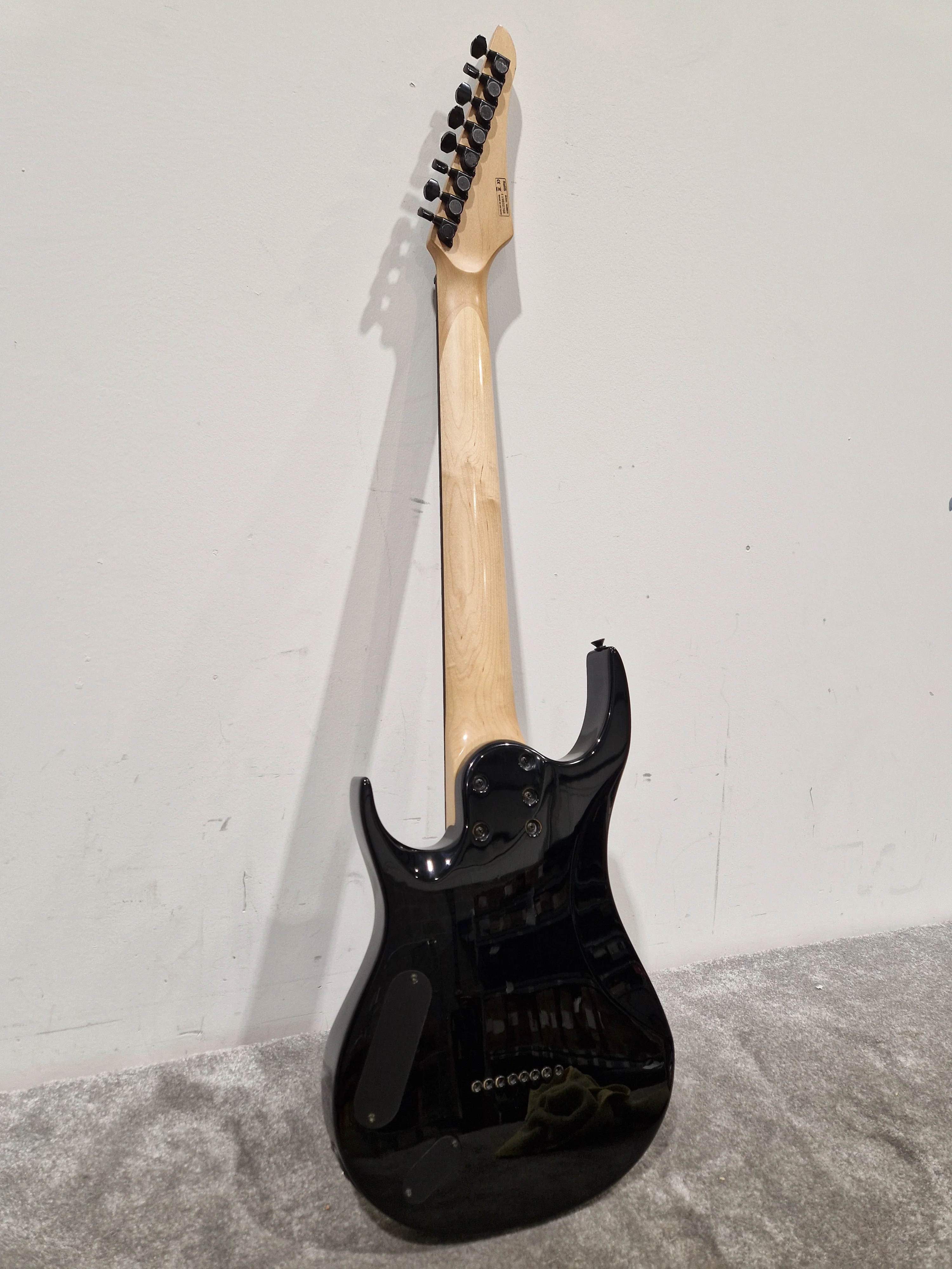 Subzero 8 String Guitar Metallic Black Electric Guitar - Extended Range - Excellent - Image 12
