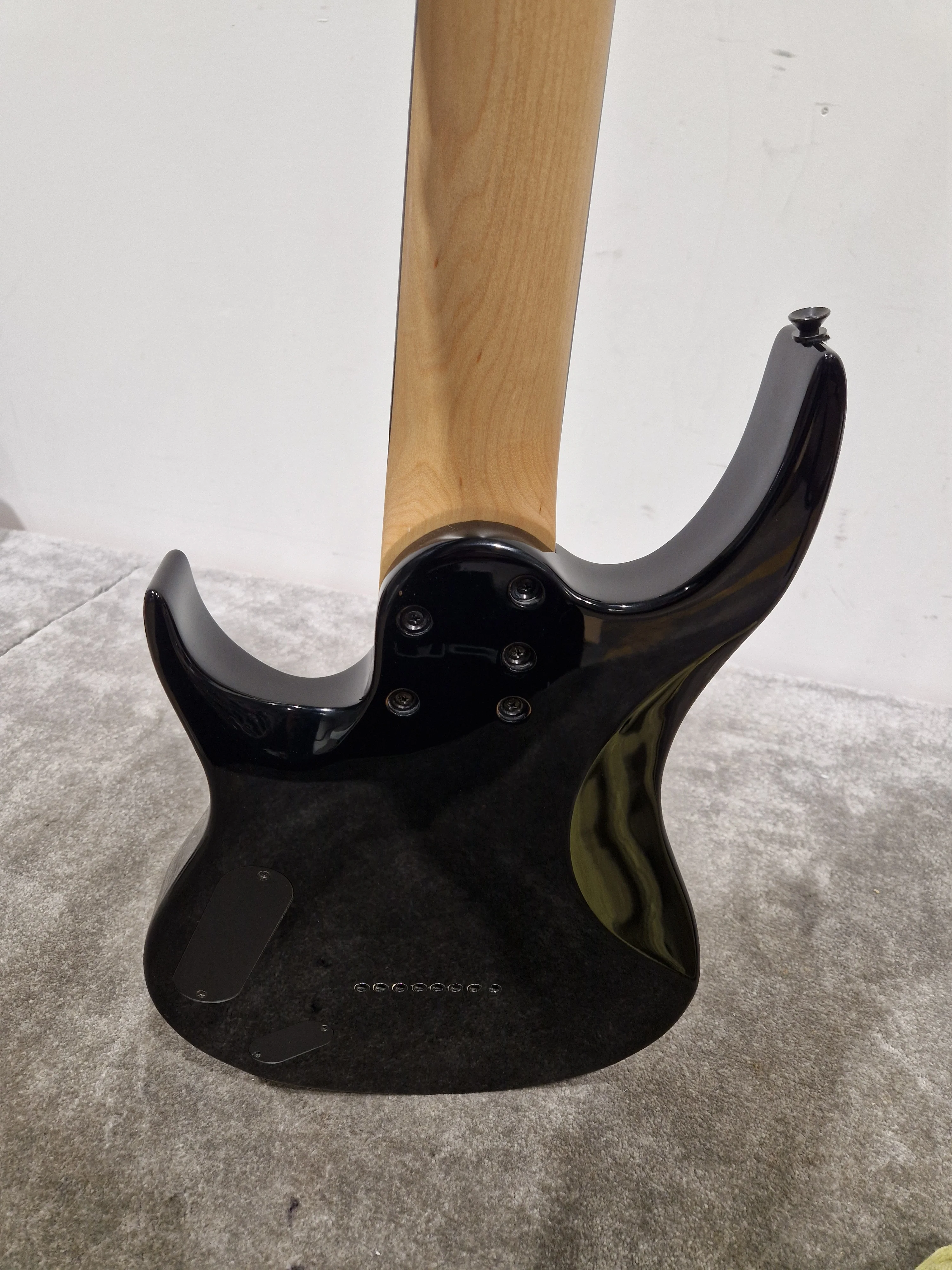 Subzero 8 String Guitar Metallic Black Electric Guitar - Extended Range - Excellent - Image 13