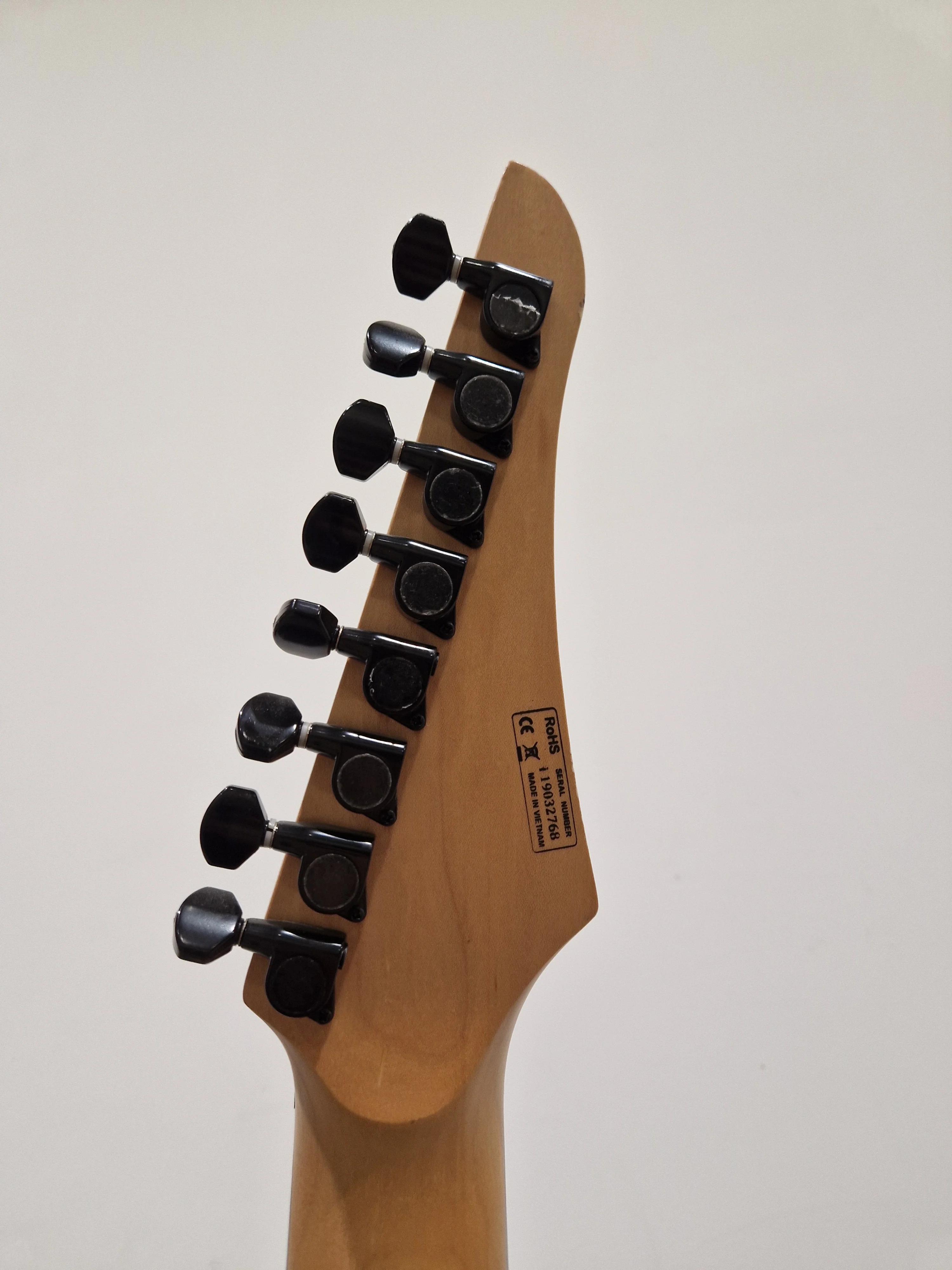 Subzero 8 String Guitar Metallic Black Electric Guitar - Extended Range - Excellent - Image 14