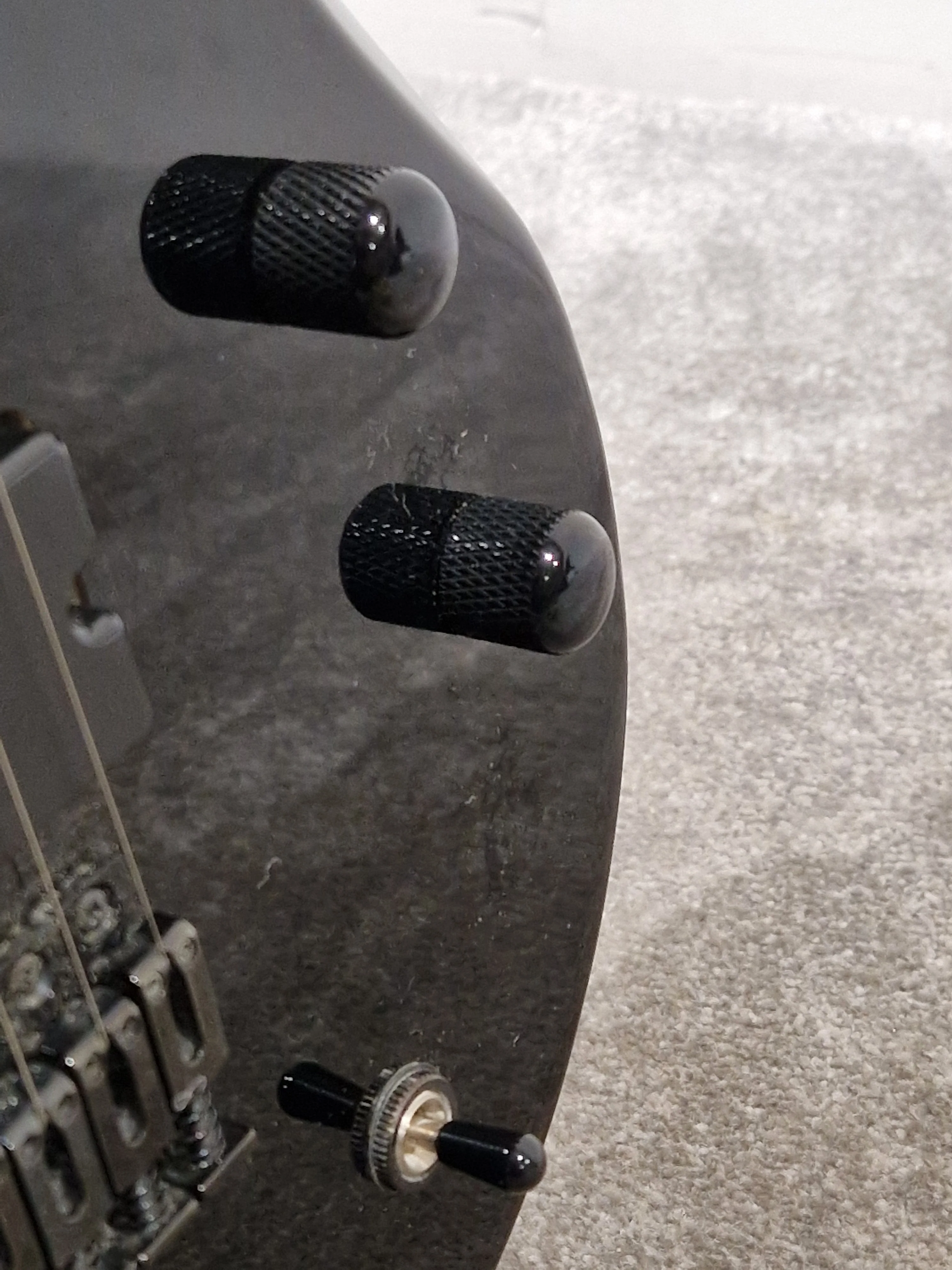 Subzero 8 String Guitar Metallic Black Electric Guitar - Extended Range - Excellent - Image 7
