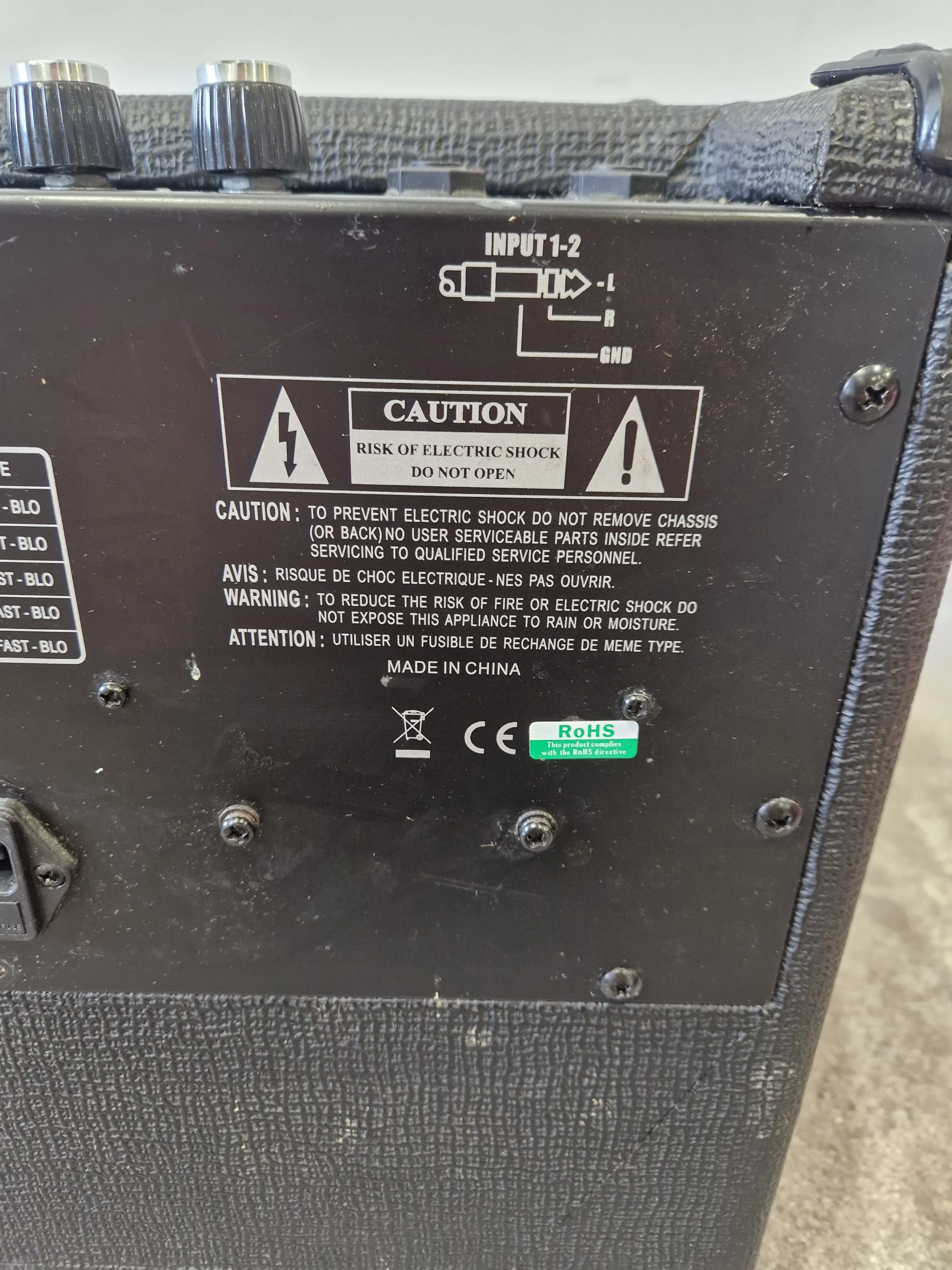 SubZero DR-30 Drum Amplifier – Compact Stage Monitor – Very Good - Image 10
