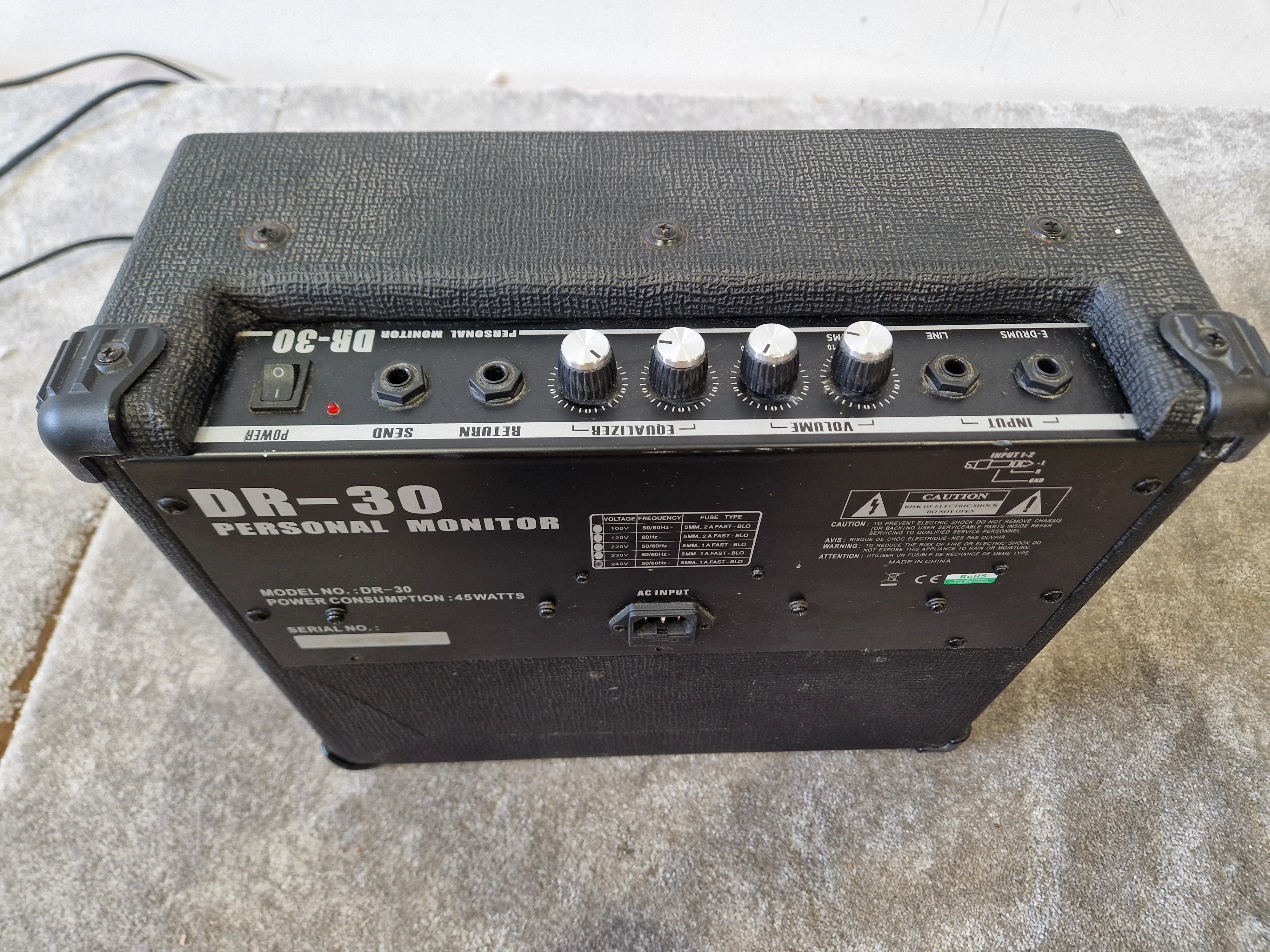 SubZero DR-30 Drum Amplifier – Compact Stage Monitor – Very Good - Image 12