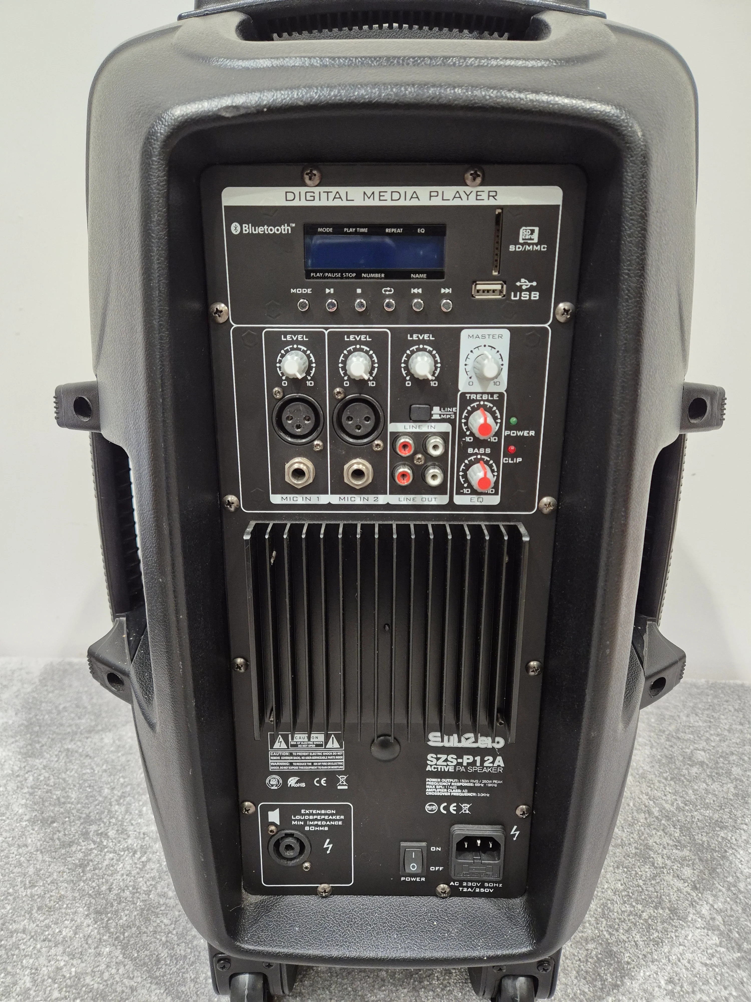 SubZero P12A - 250-watts 12" Active PA Speaker - Image 5