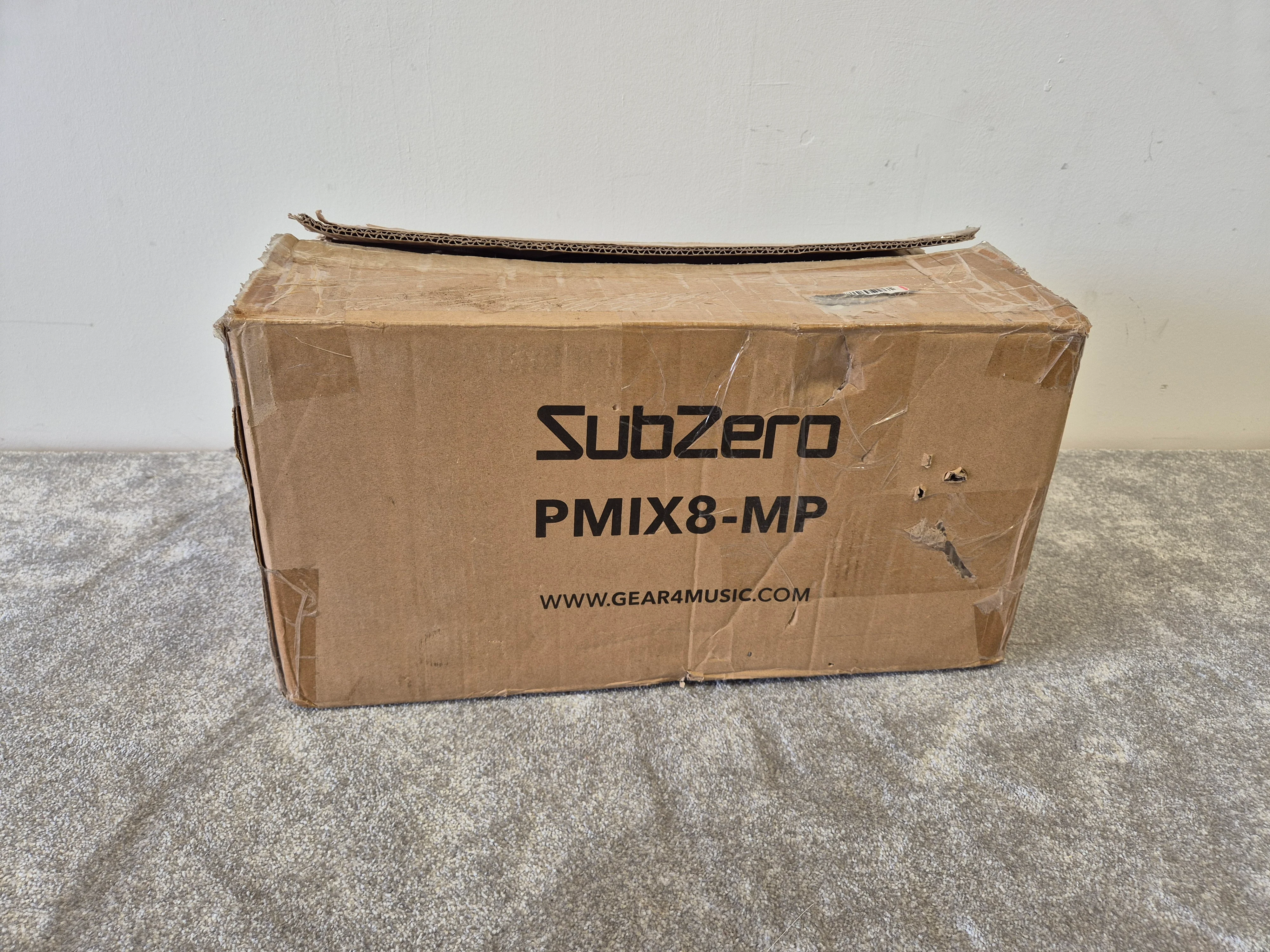 SubZero PMIX8-MP - 8 Channel Powered Mixer w/ Original Box - Image 11