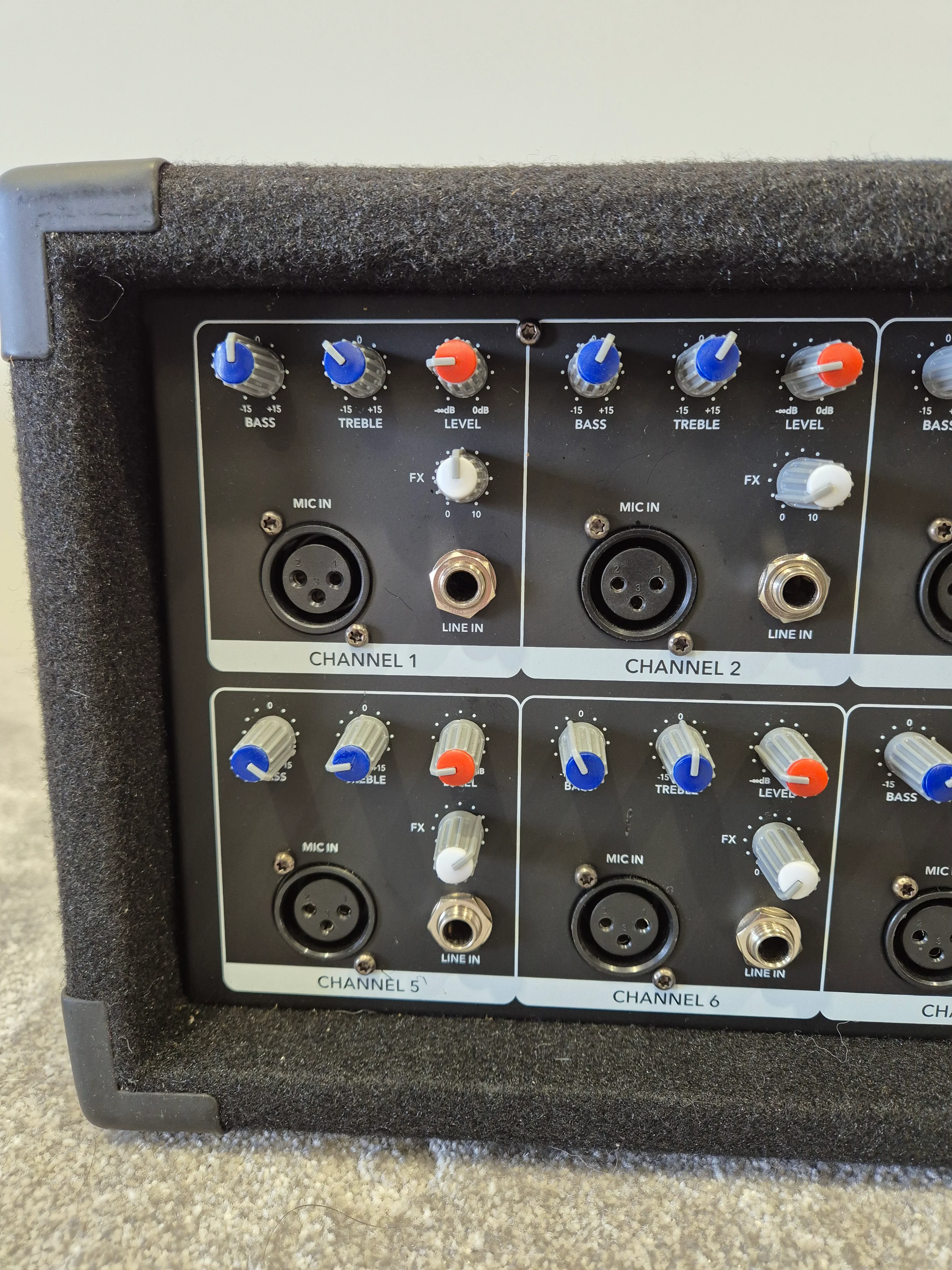 SubZero PMIX8-MP - 8 Channel Powered Mixer w/ Original Box - Image 4
