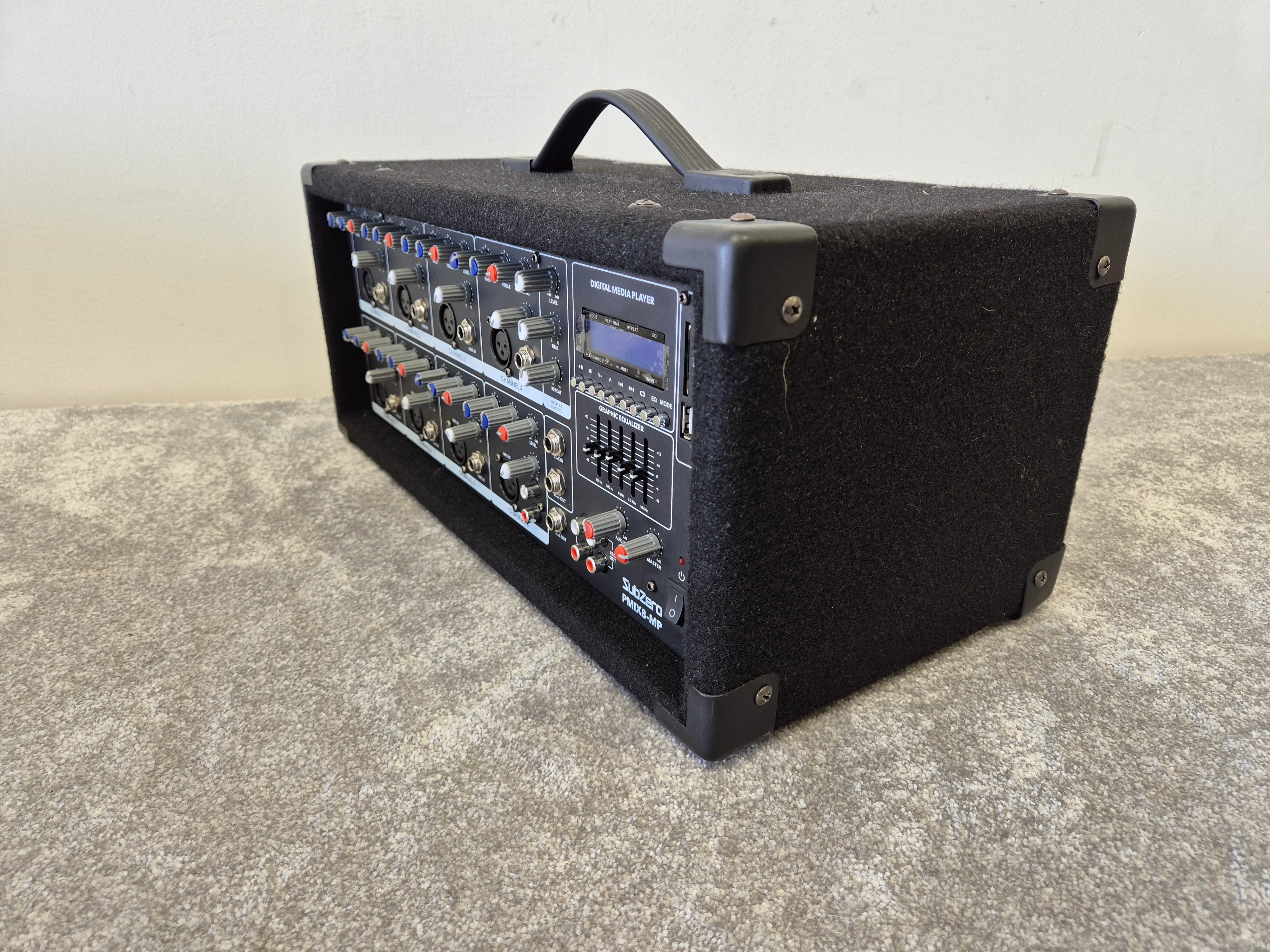 SubZero PMIX8-MP - 8 Channel Powered Mixer w/ Original Box - Image 9