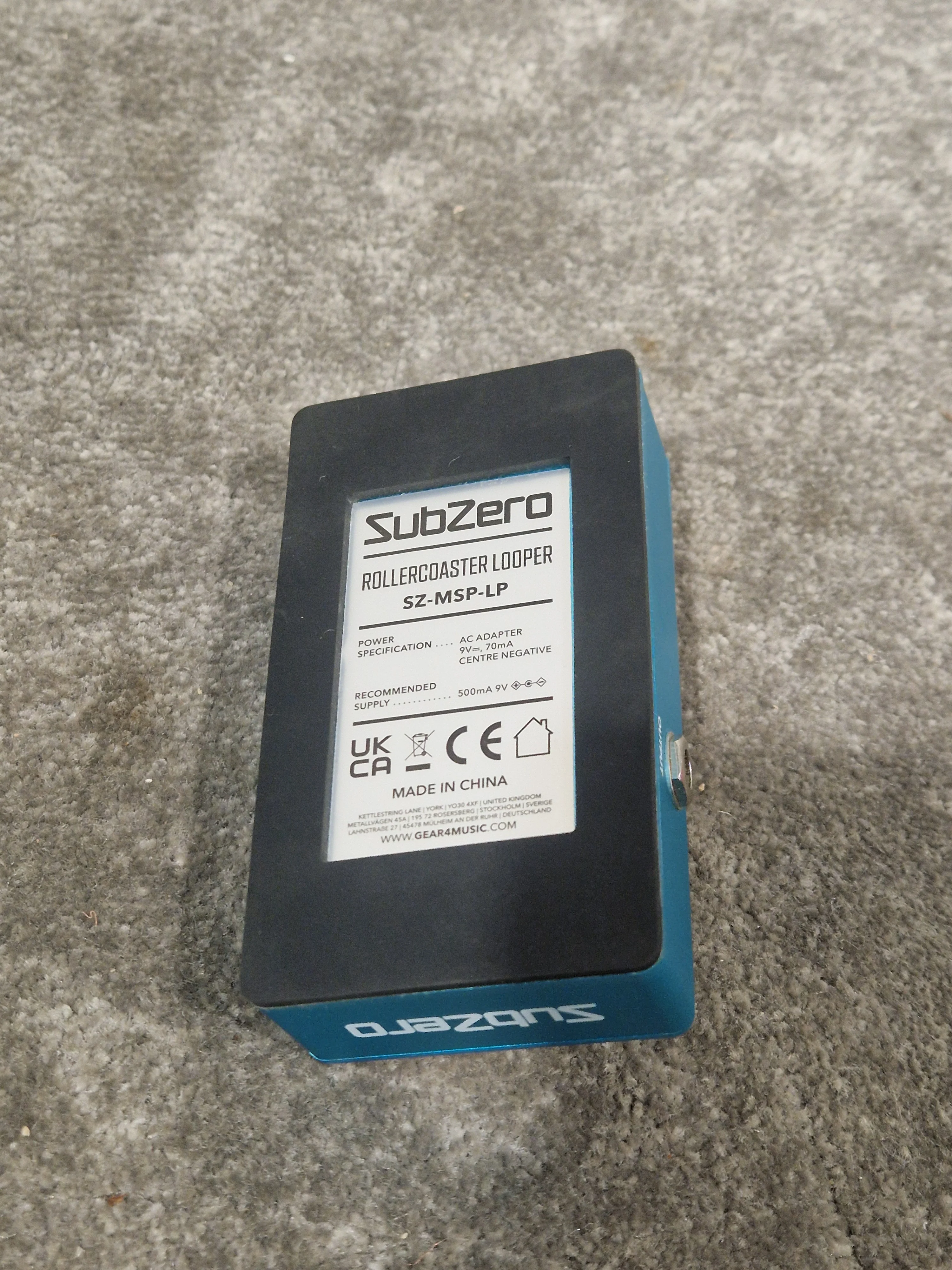 Subzero Roller-Coaster Looper - Multi-Function Effects Pedal - Excellent - Image 7
