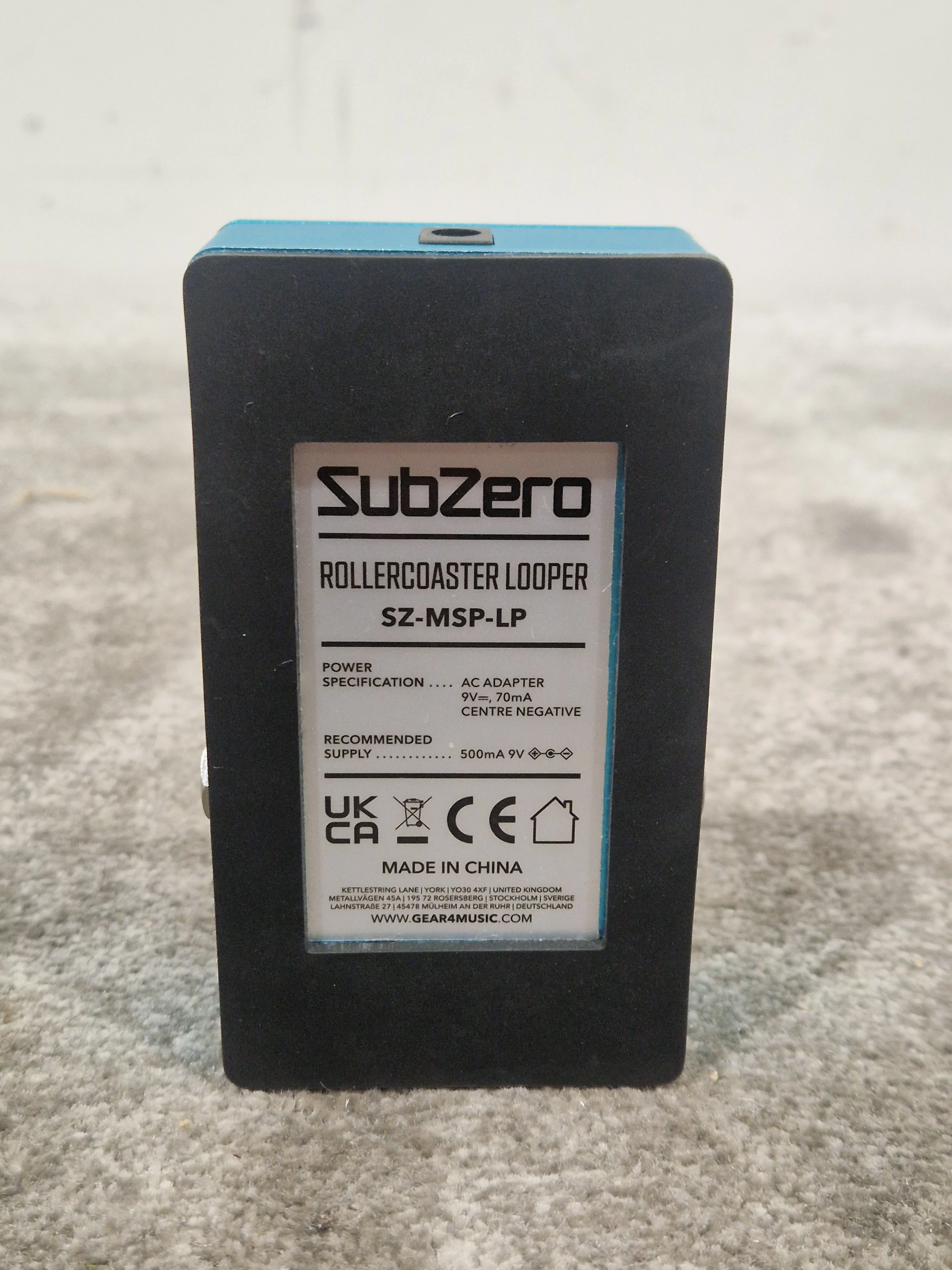 Subzero Roller-Coaster Looper - Multi-Function Effects Pedal - Excellent - Image 9