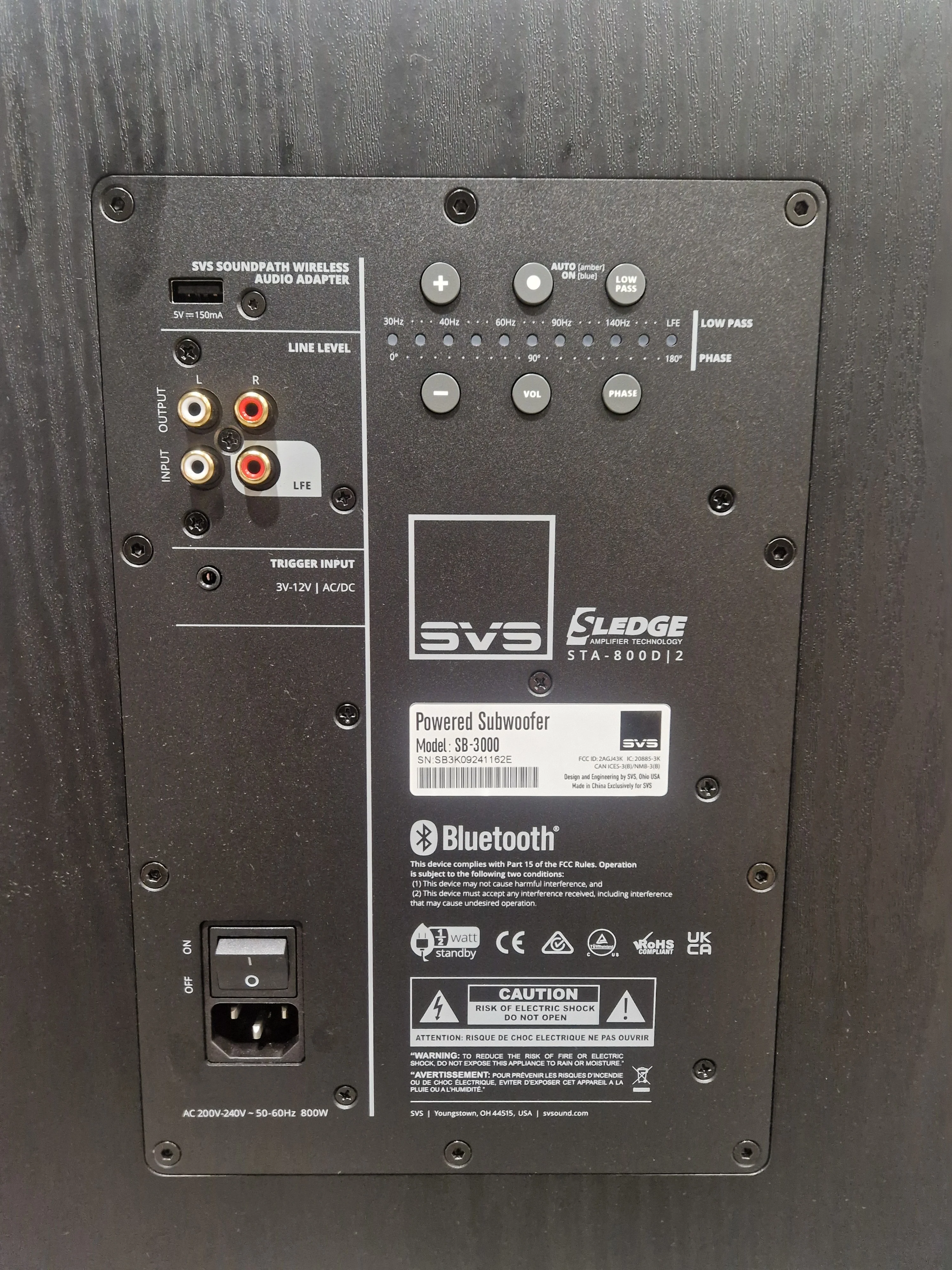 SVS SB-3000 Subwoofer - 13" High-Excursion Driver - Excellent w/ Original Box & Power Cable - Image 11