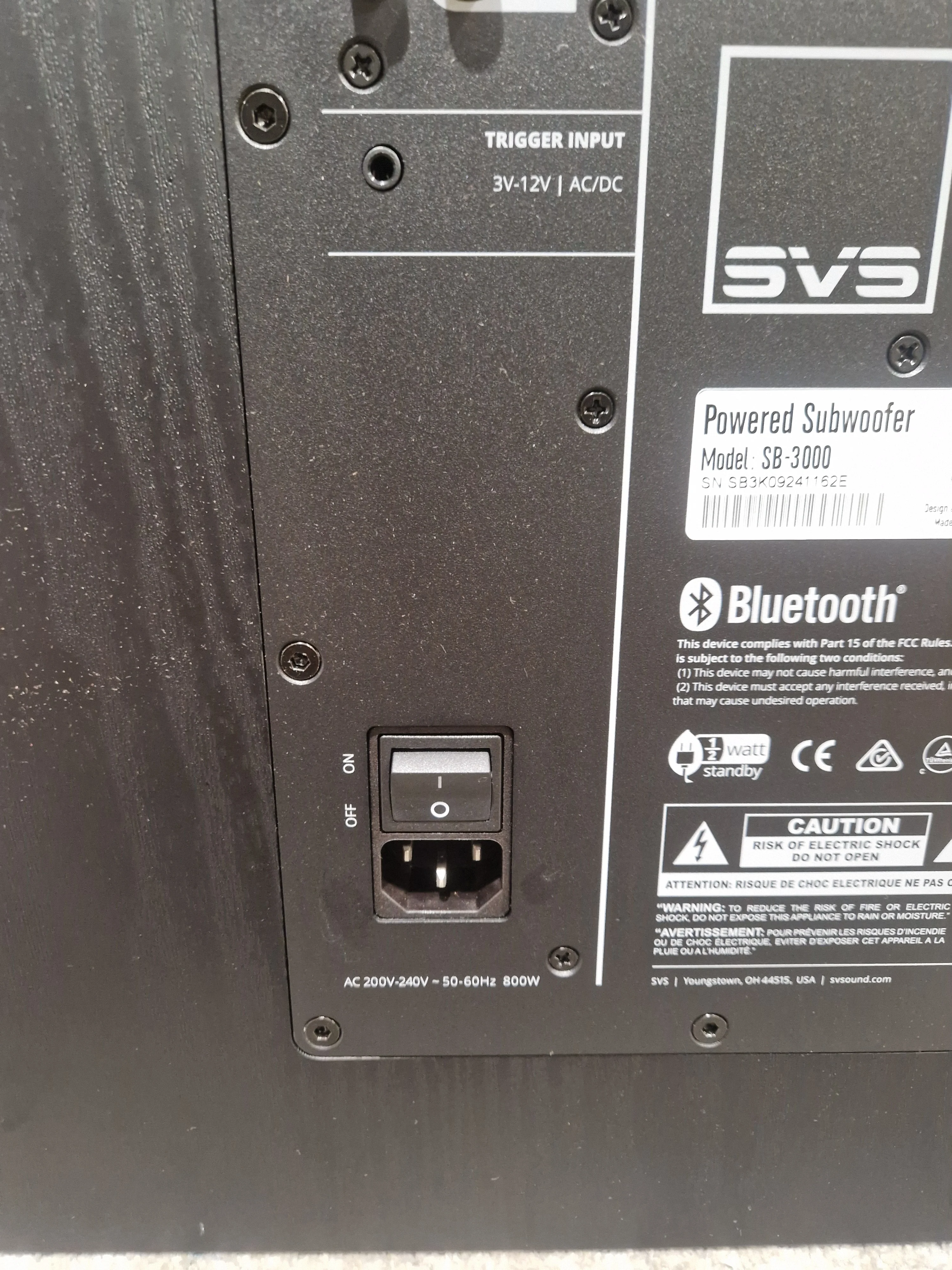 SVS SB-3000 Subwoofer - 13" High-Excursion Driver - Excellent w/ Original Box & Power Cable - Image 13