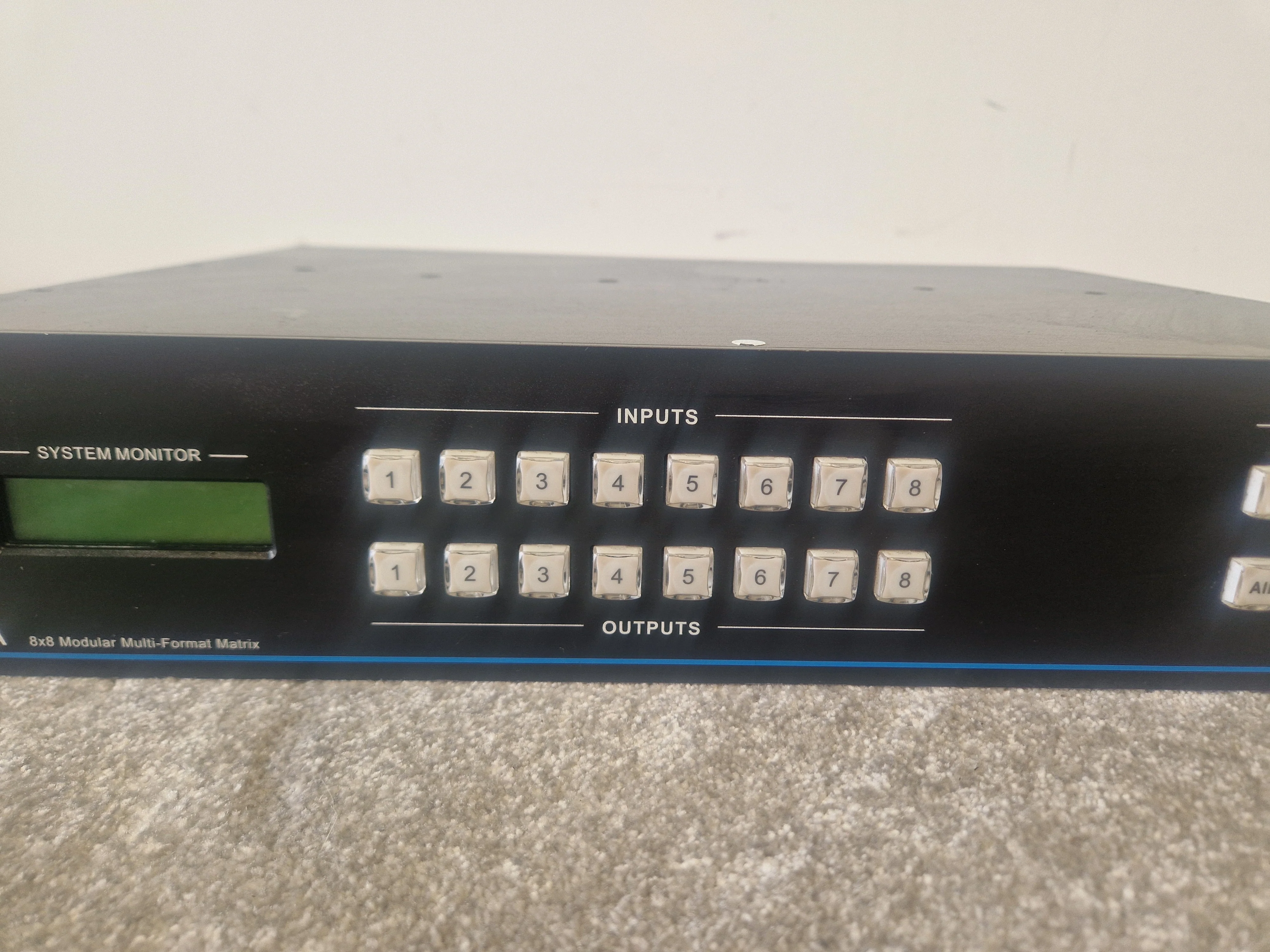 SY MM-88A Modular Matrix Switcher – 8x8 Multi-Format AV Routing - Good - Image 2