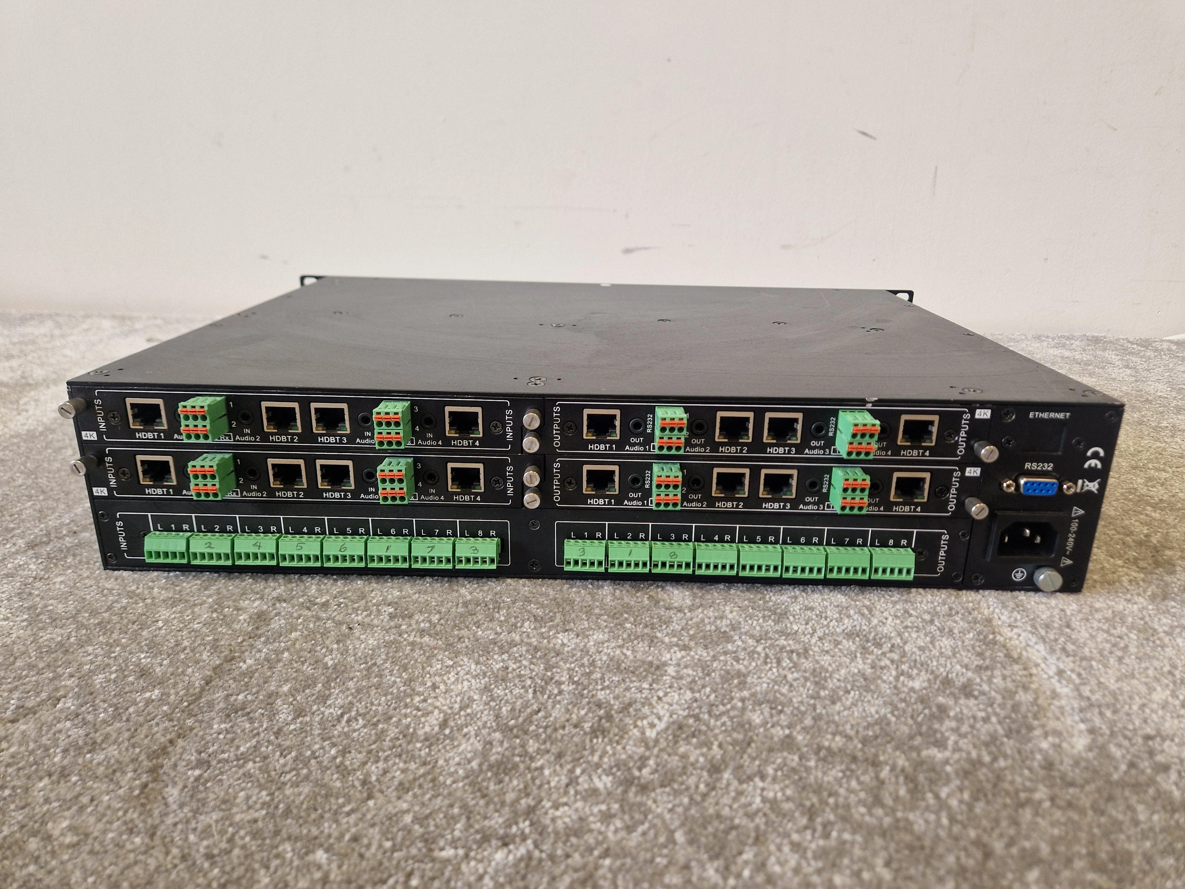 SY MM-88A Modular Matrix Switcher – 8x8 Multi-Format AV Routing - Good - Image 6