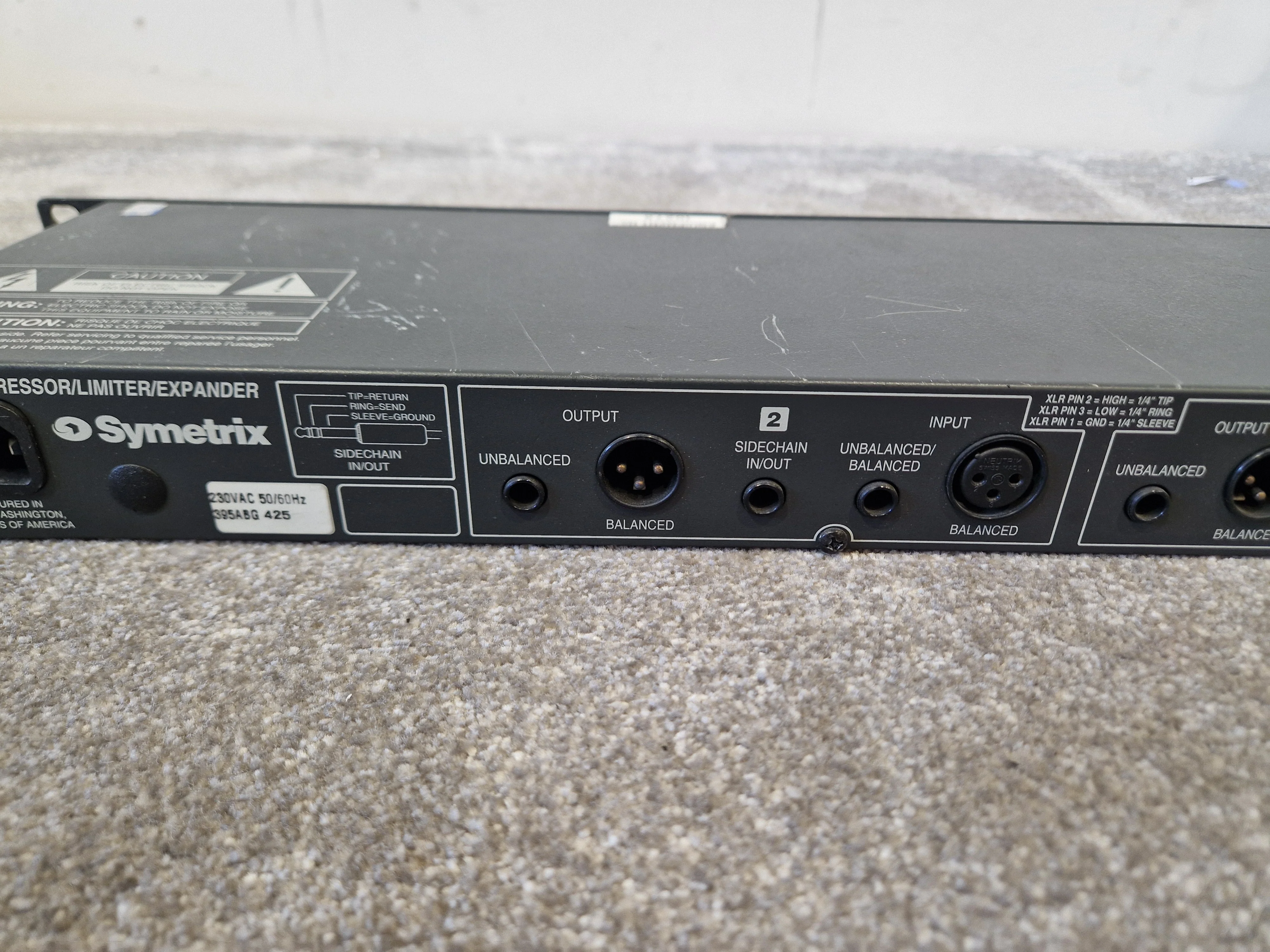 Symetrix 425 – Dual Compressor / Limiter / Expander – Fair - Spares or Repairs - Image 10