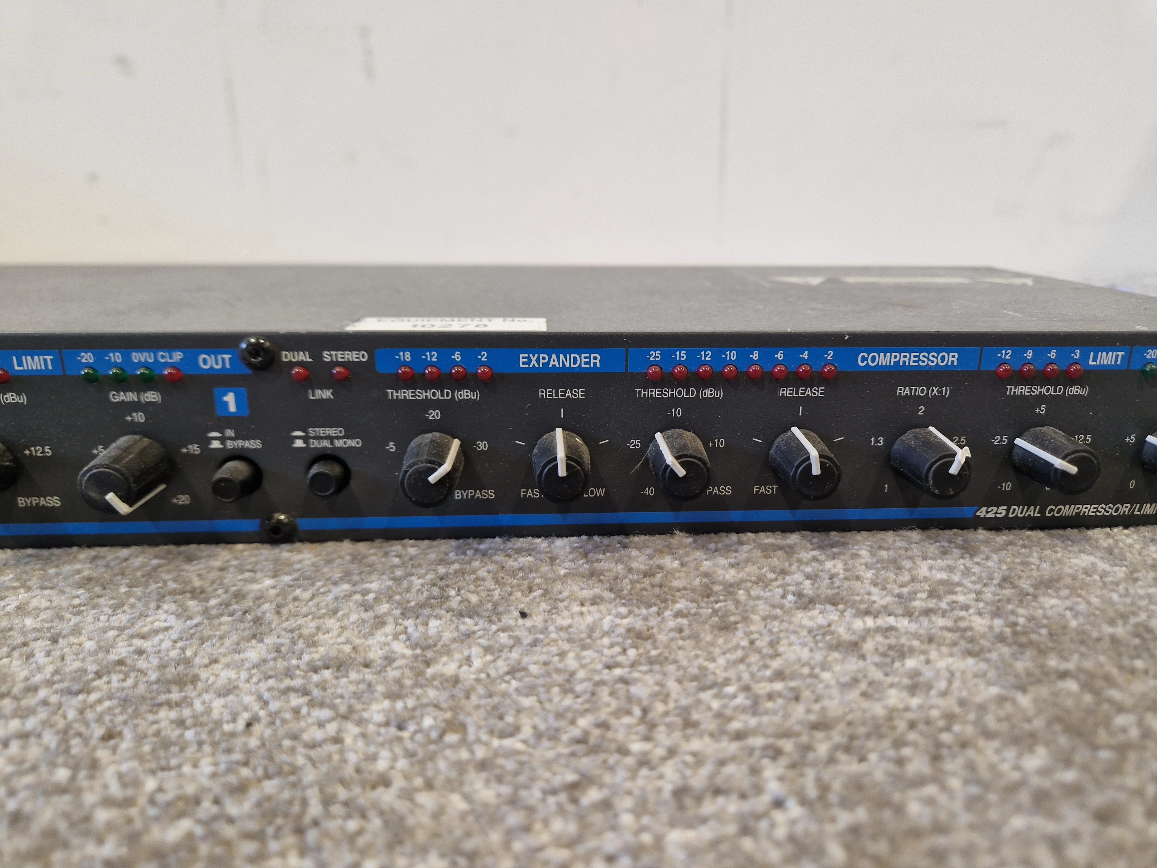 Symetrix 425 – Dual Compressor / Limiter / Expander – Fair - Spares or Repairs - Image 13