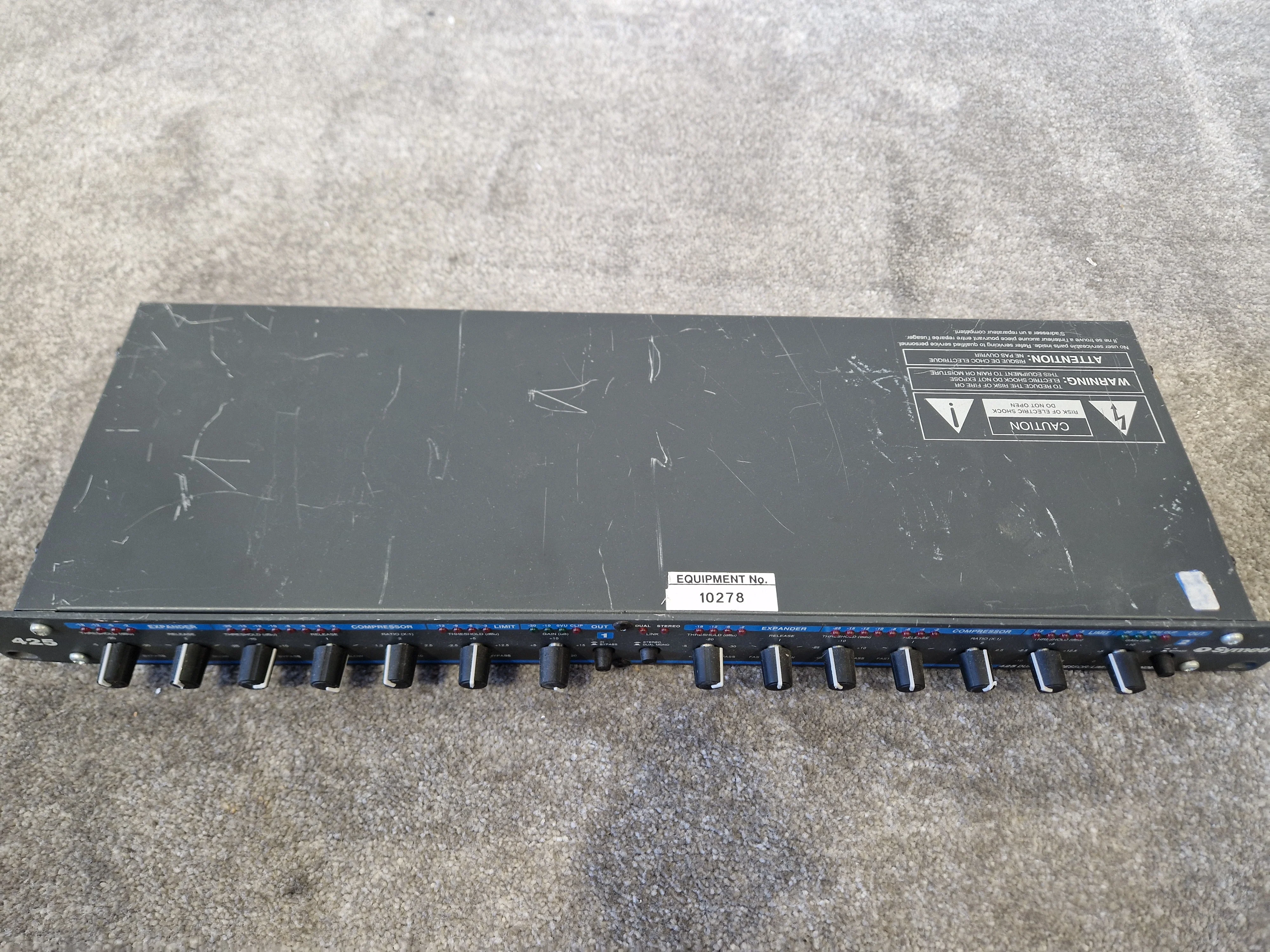 Symetrix 425 – Dual Compressor / Limiter / Expander – Fair - Spares or Repairs - Image 3