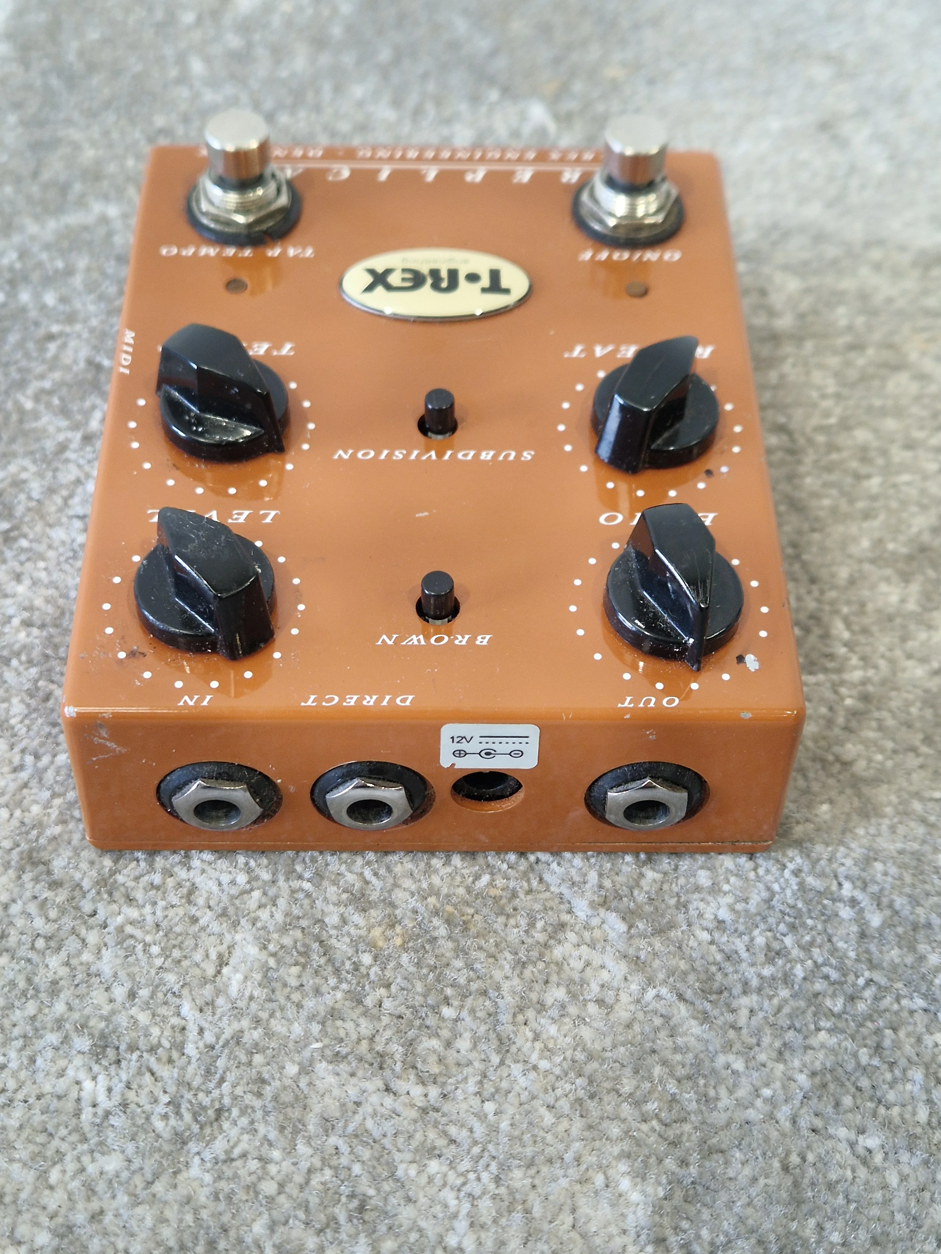 T-Rex Replica Delay Pedal – Tap Tempo & Vintage/Modern Modes – Very Good - Image 5